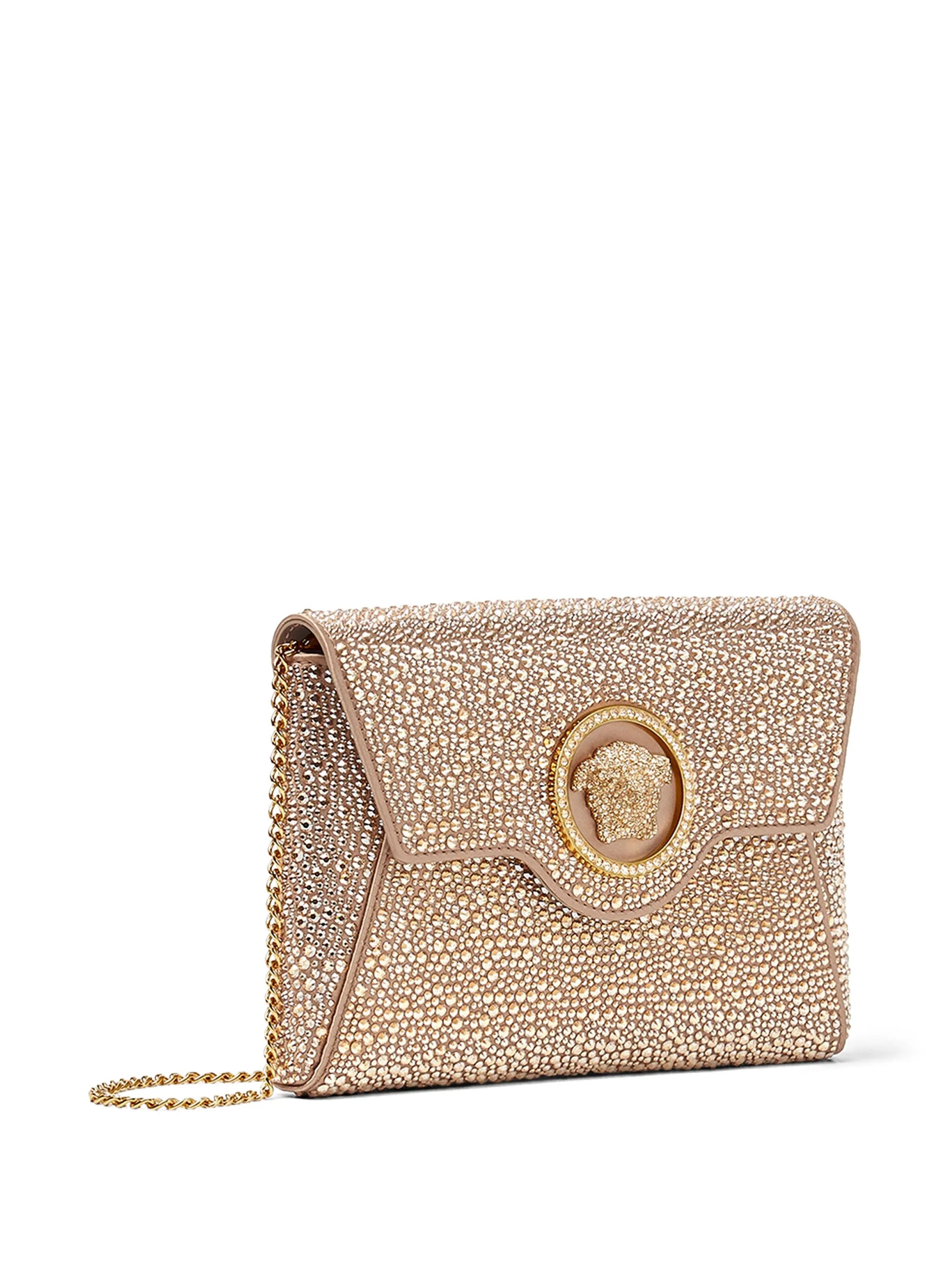 La Medusa crystal clutch bag