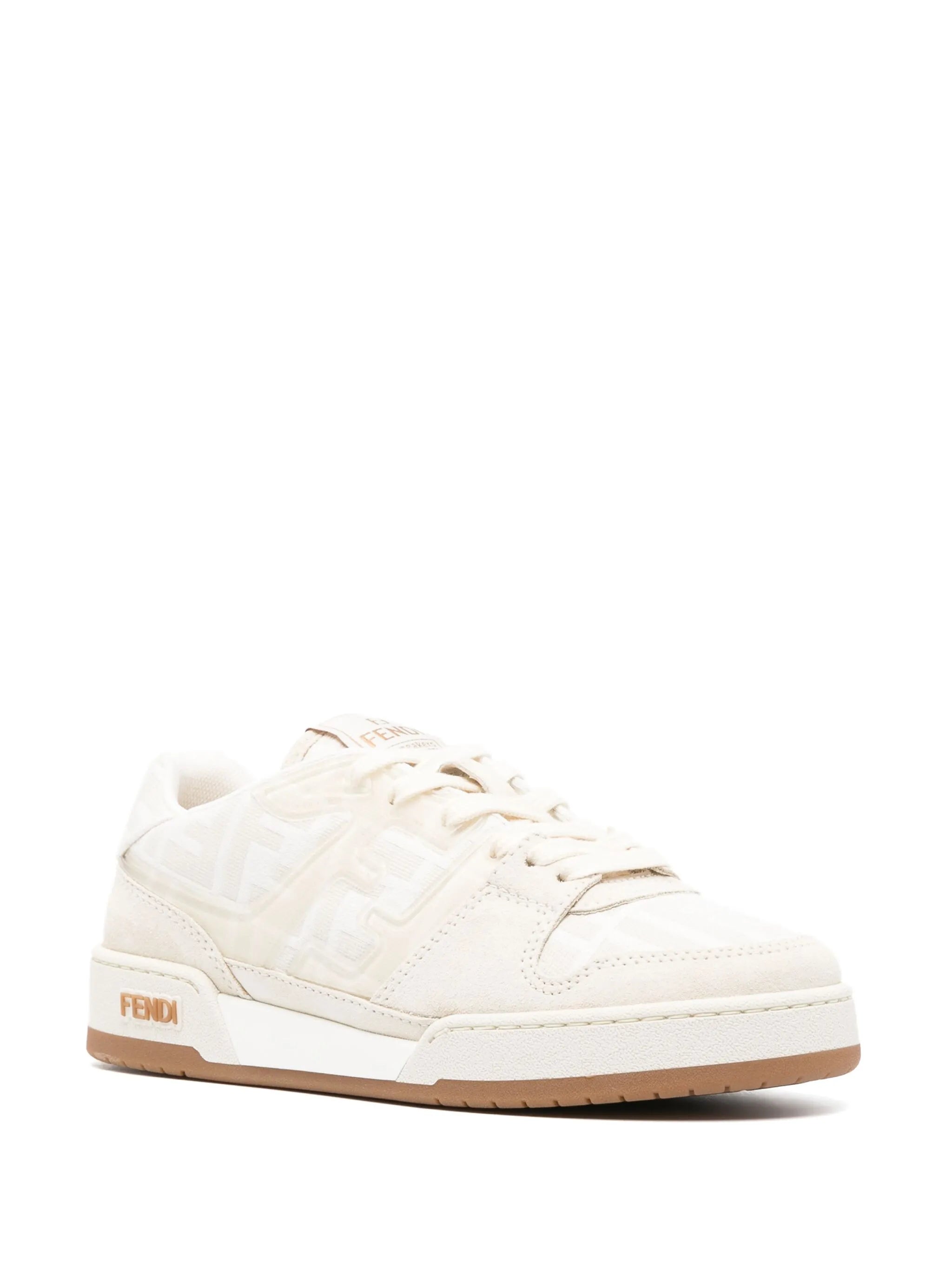 Zucca-monogram panelled sneakers
