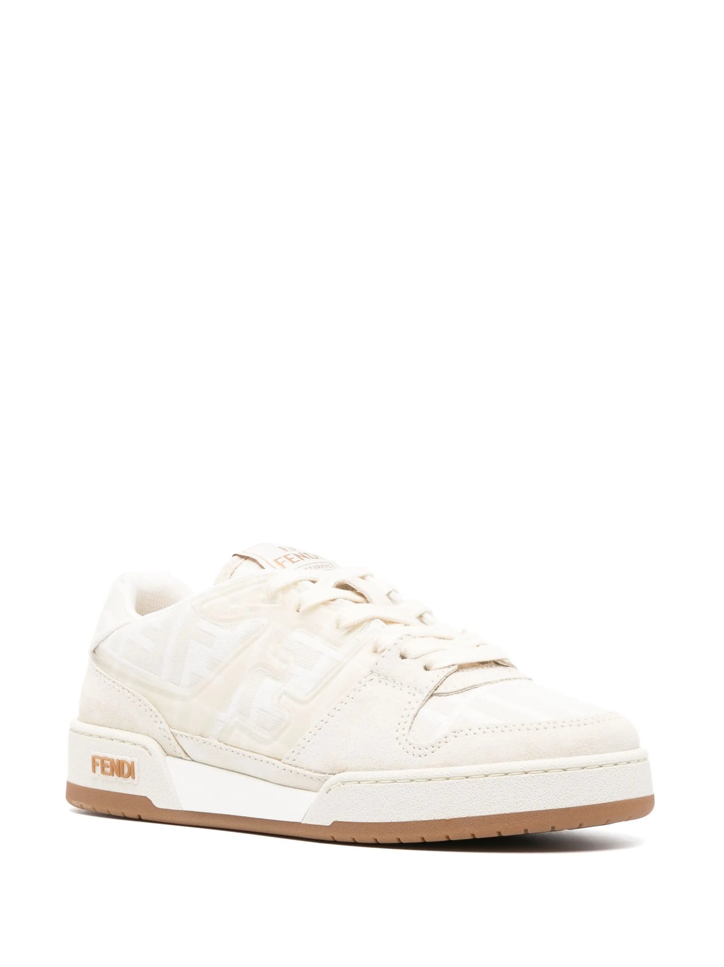 Zucca-monogram panelled sneakers