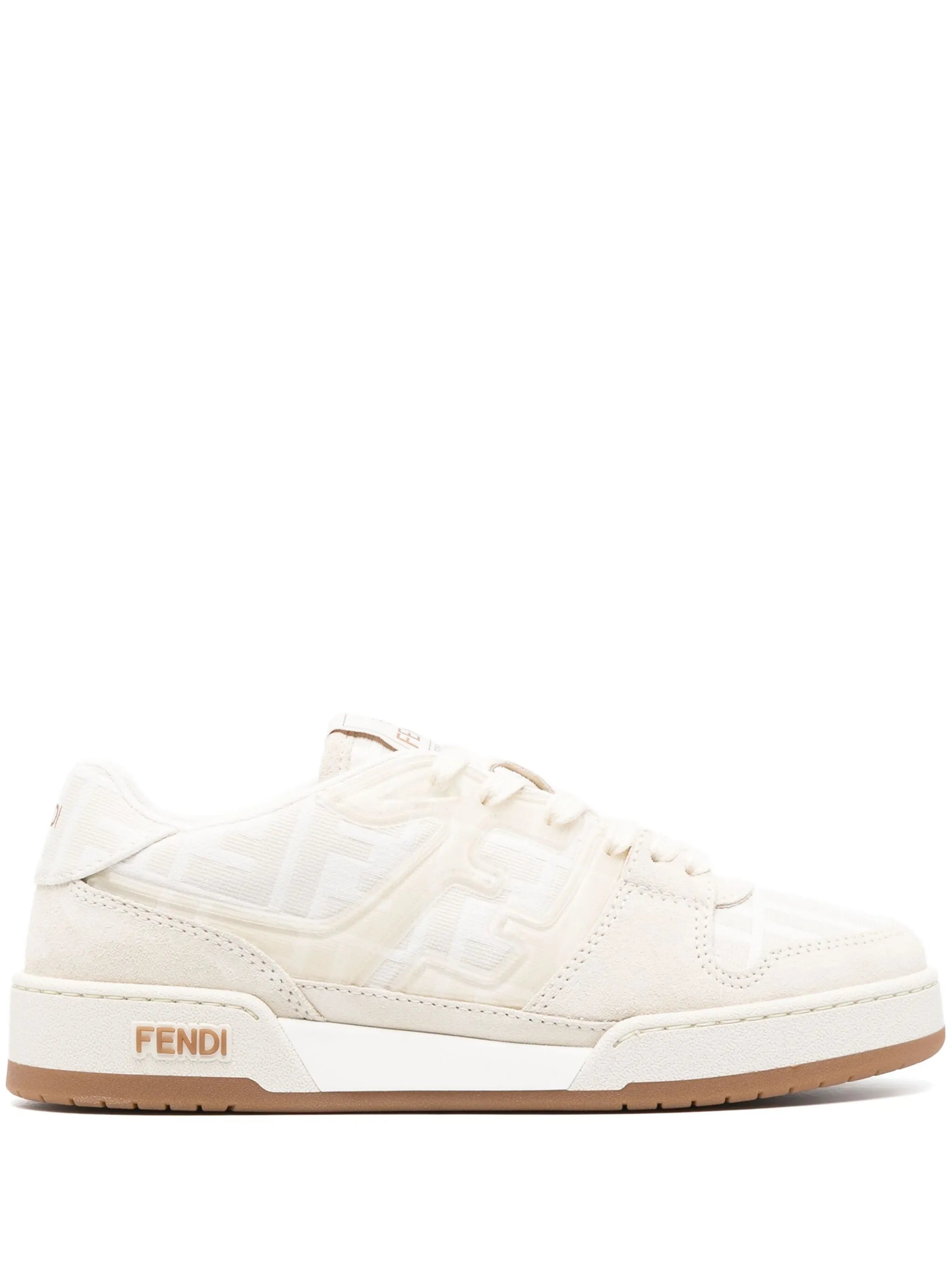 Zucca-monogram panelled sneakers