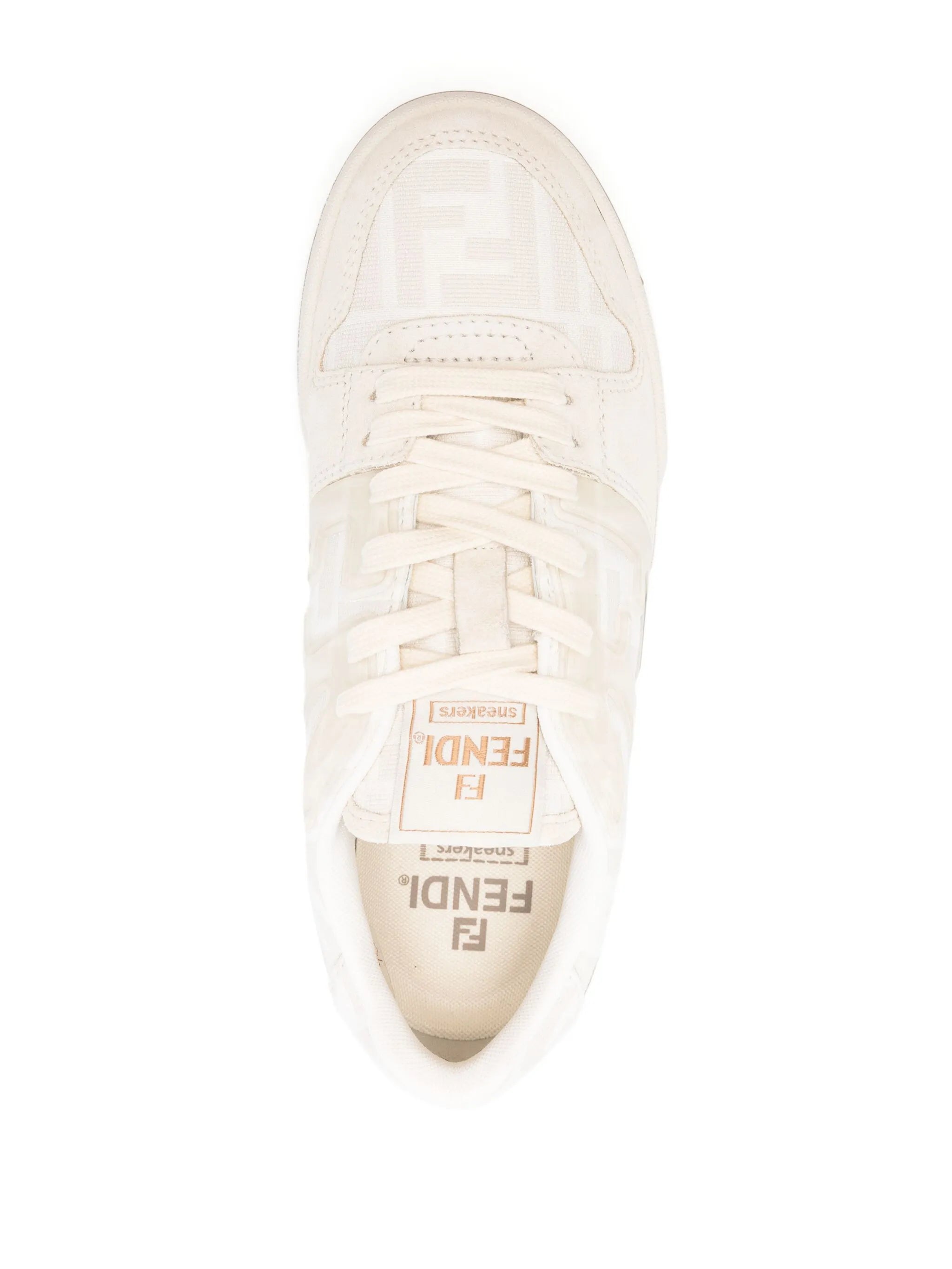 Zucca-monogram panelled sneakers