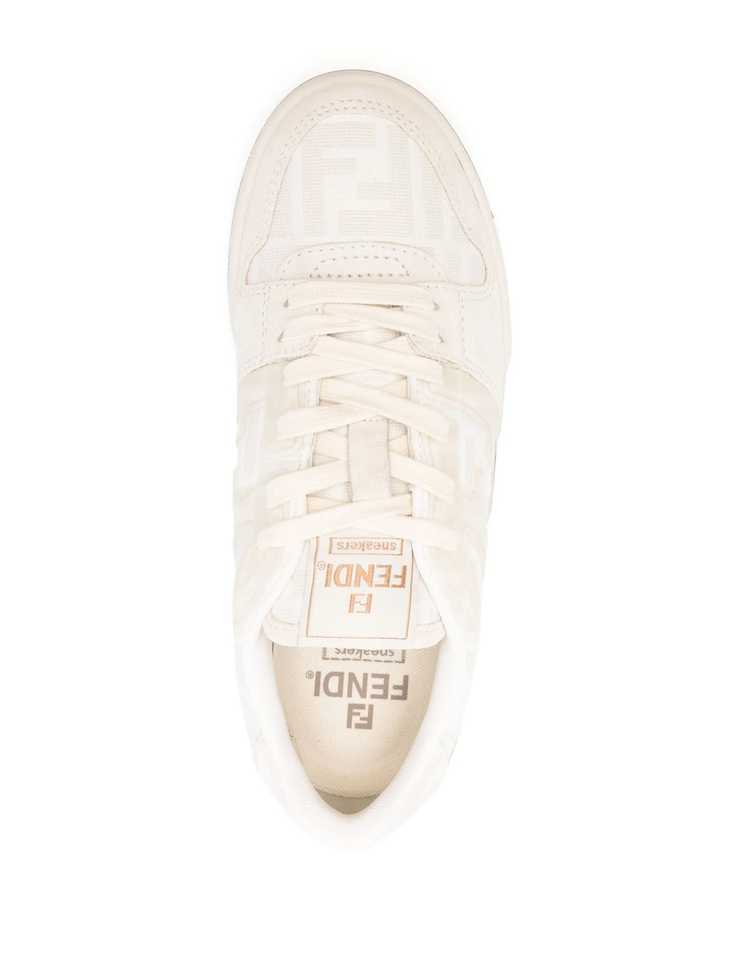 Zucca-monogram panelled sneakers