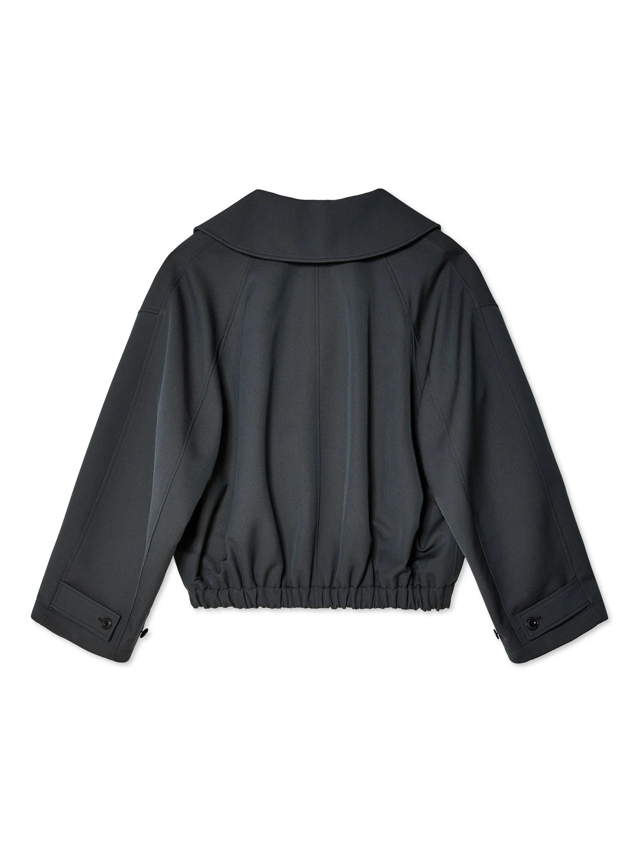 notched-lapels cotton jacket