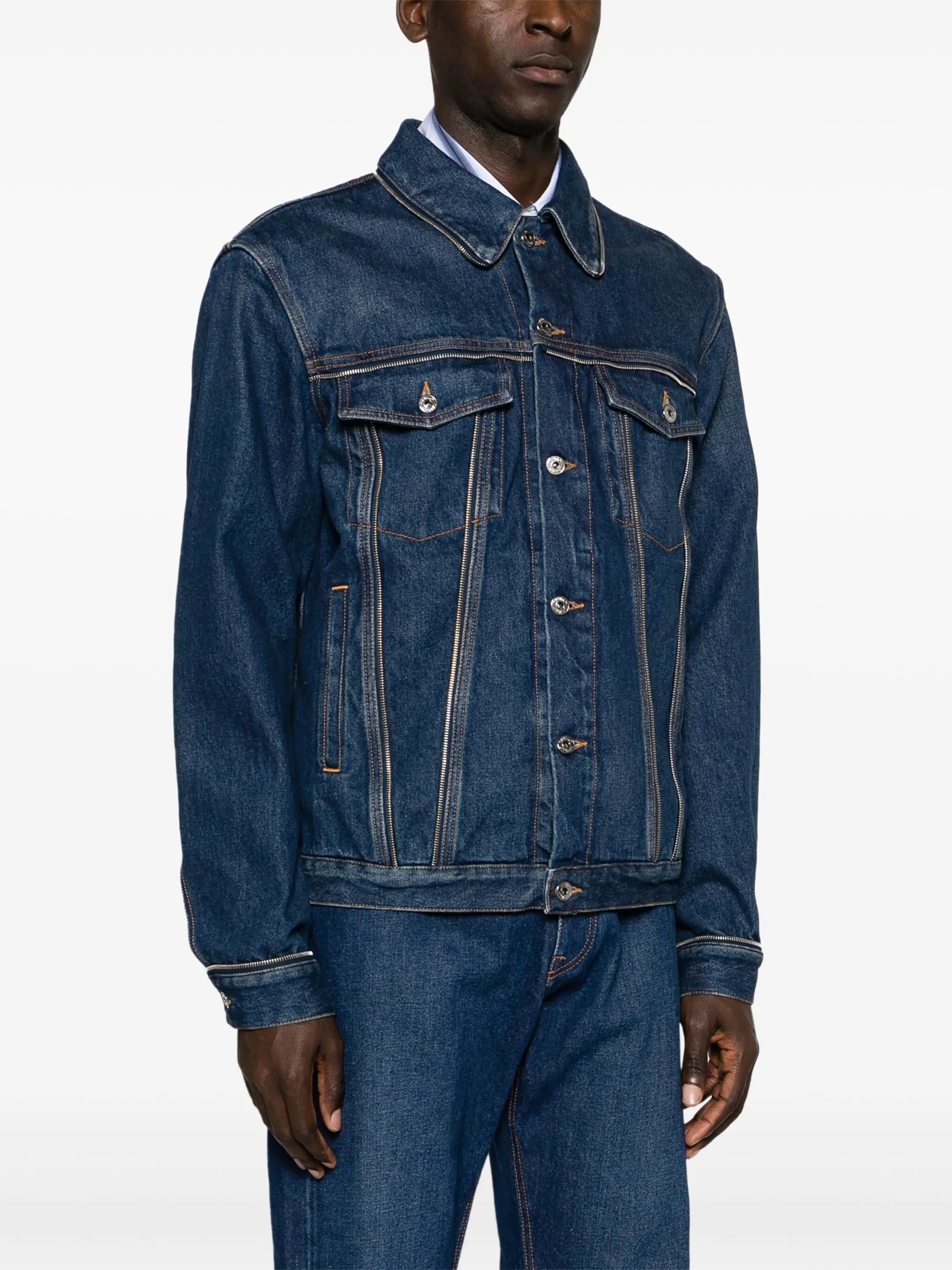 Arr Tab Zip Skate denim jacket