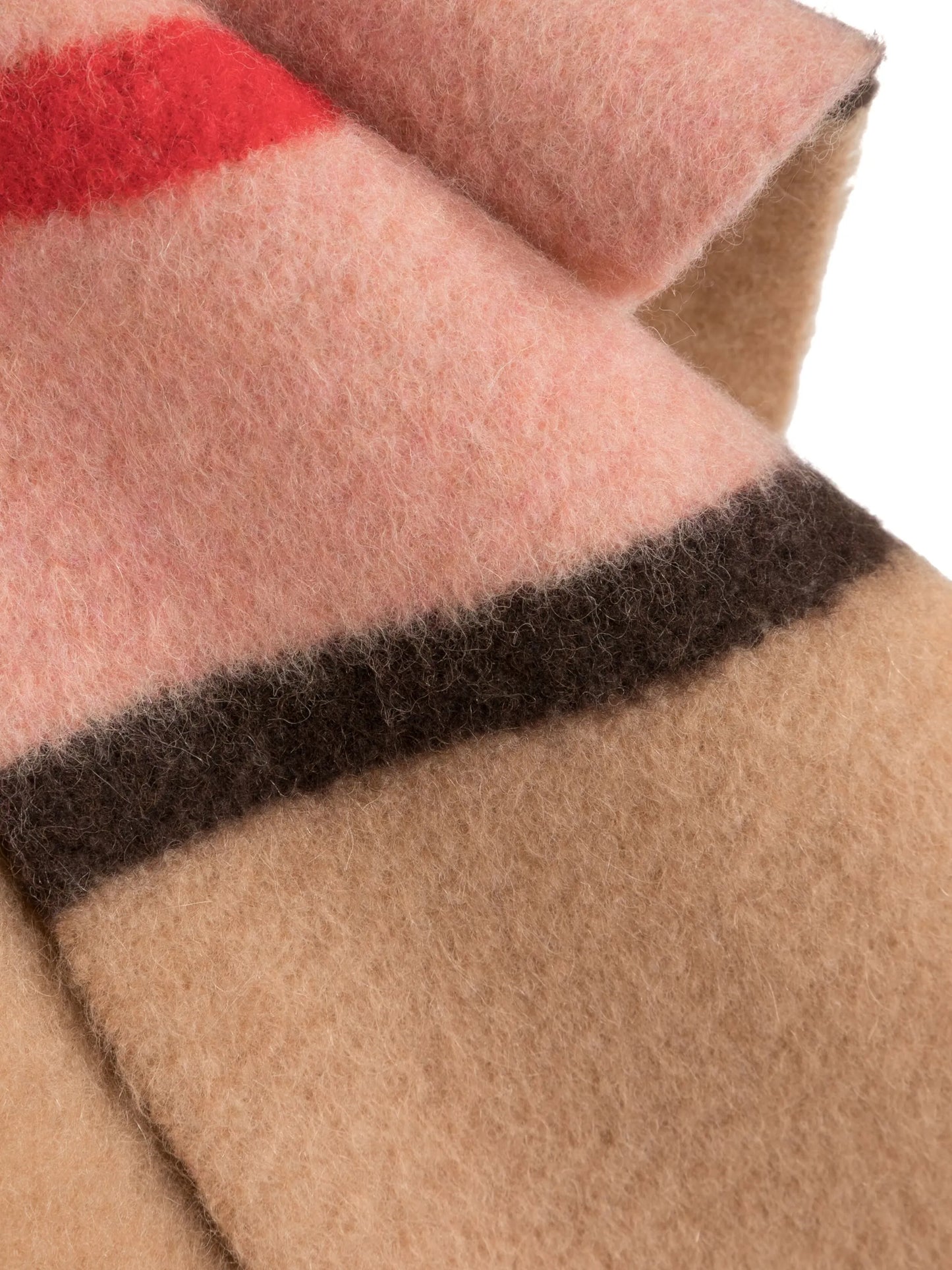 striped alpaca-blend scarf