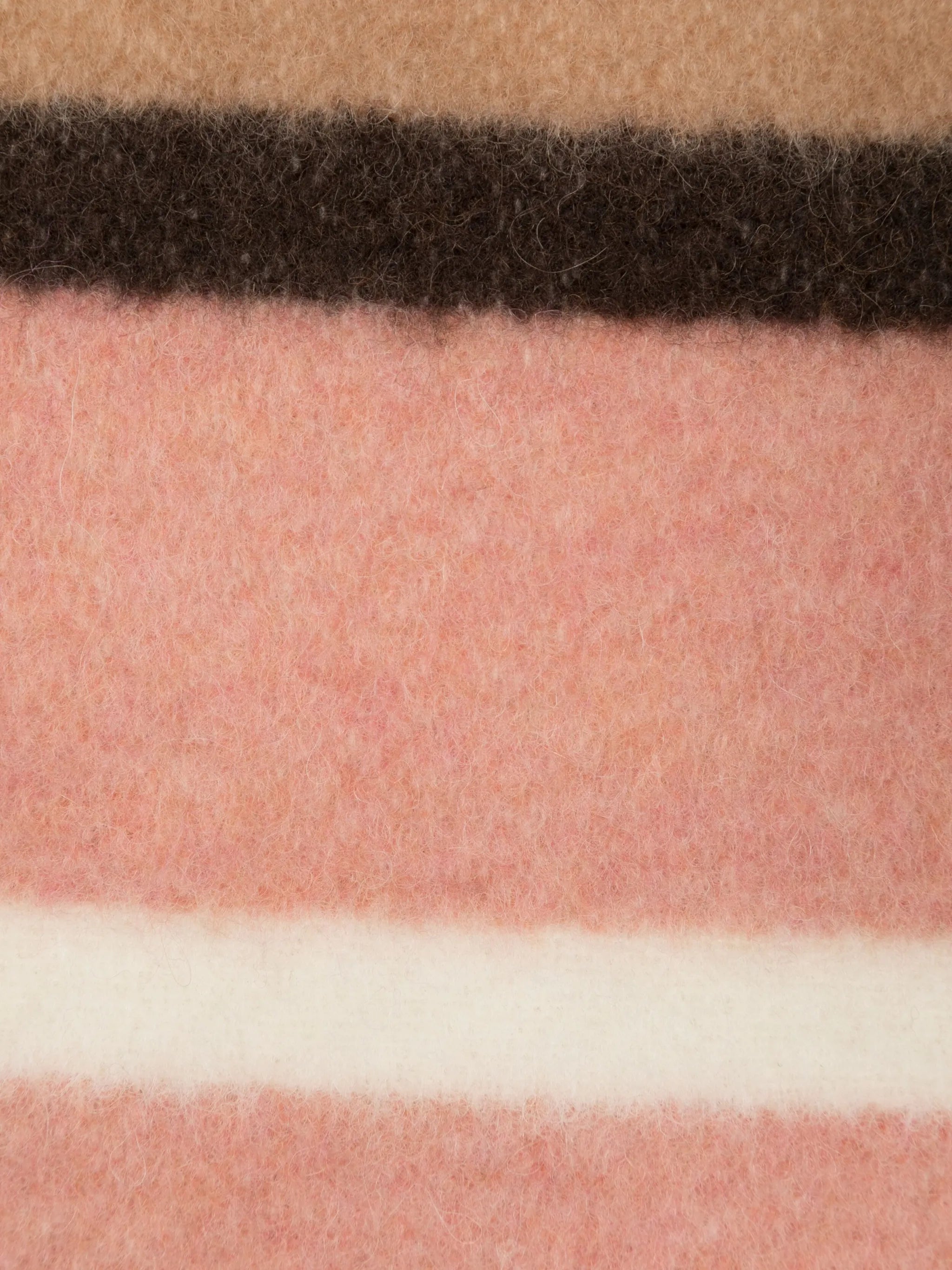 striped alpaca-blend scarf