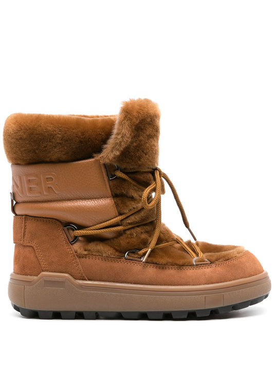 Chamonix shearling snow boots