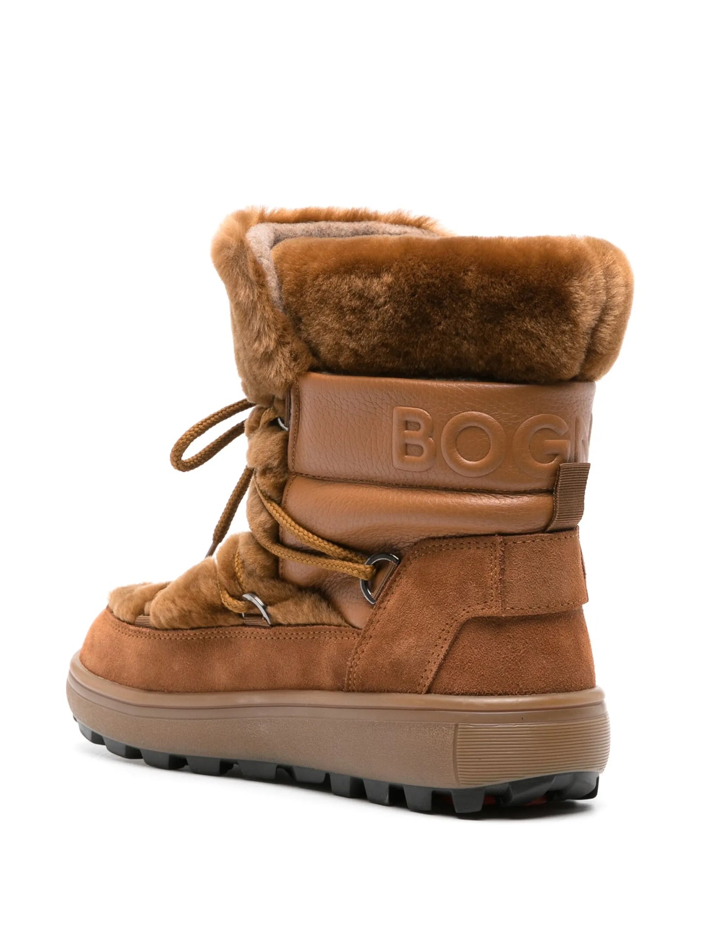 Chamonix shearling snow boots