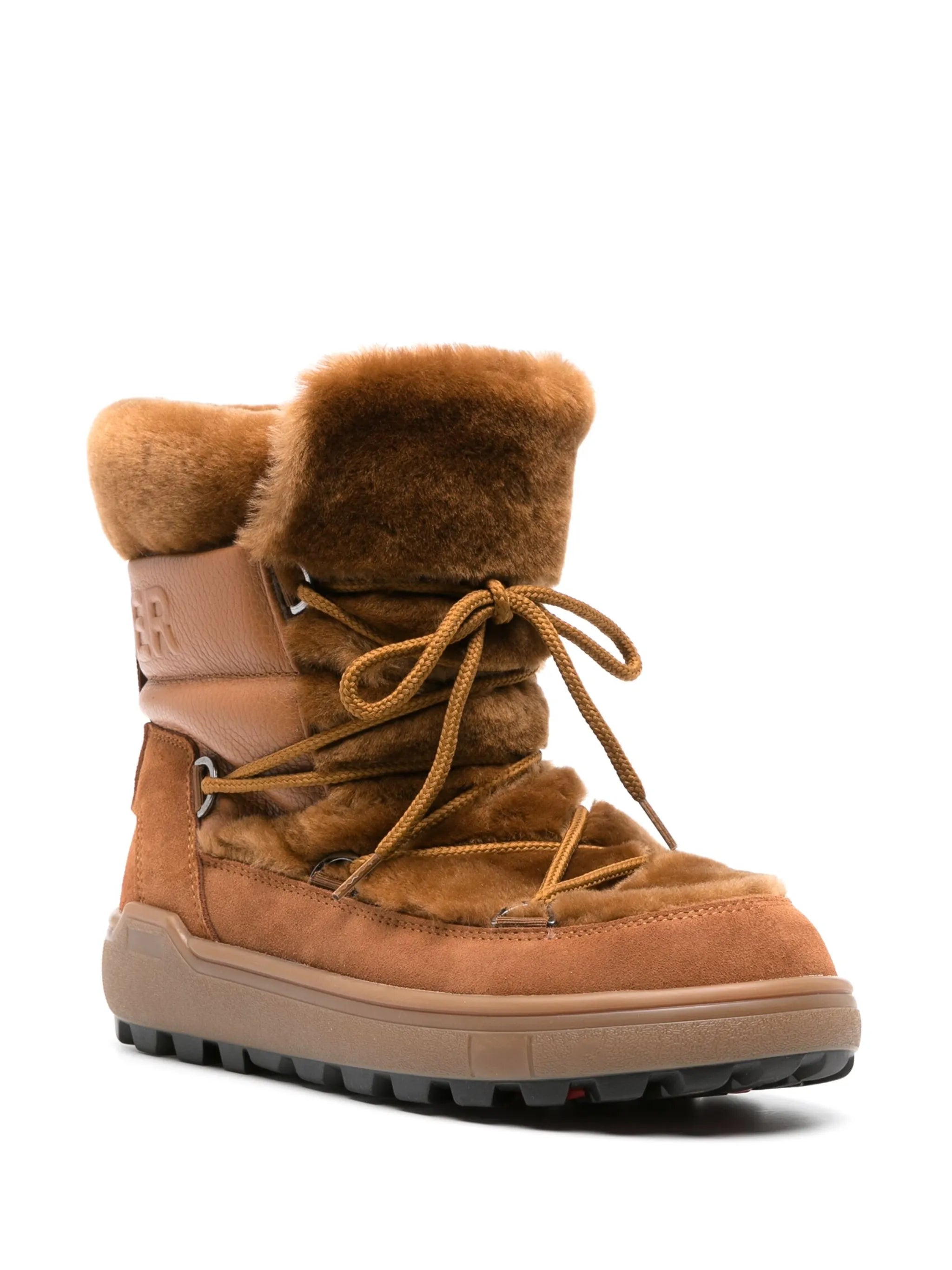 Chamonix shearling snow boots