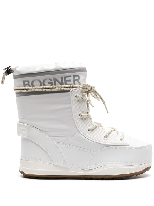La Plagne faux leather snow boots