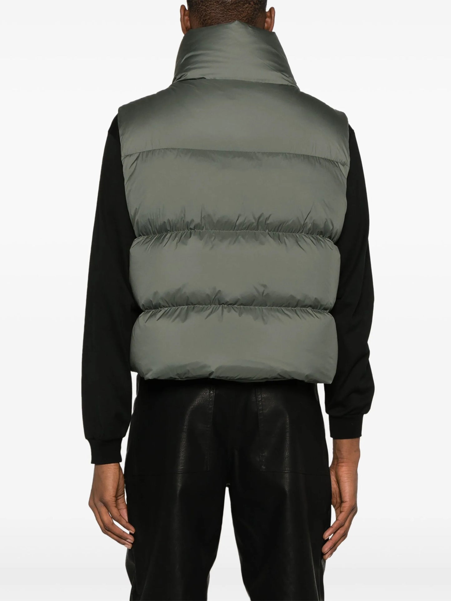 padded quilted down gilet