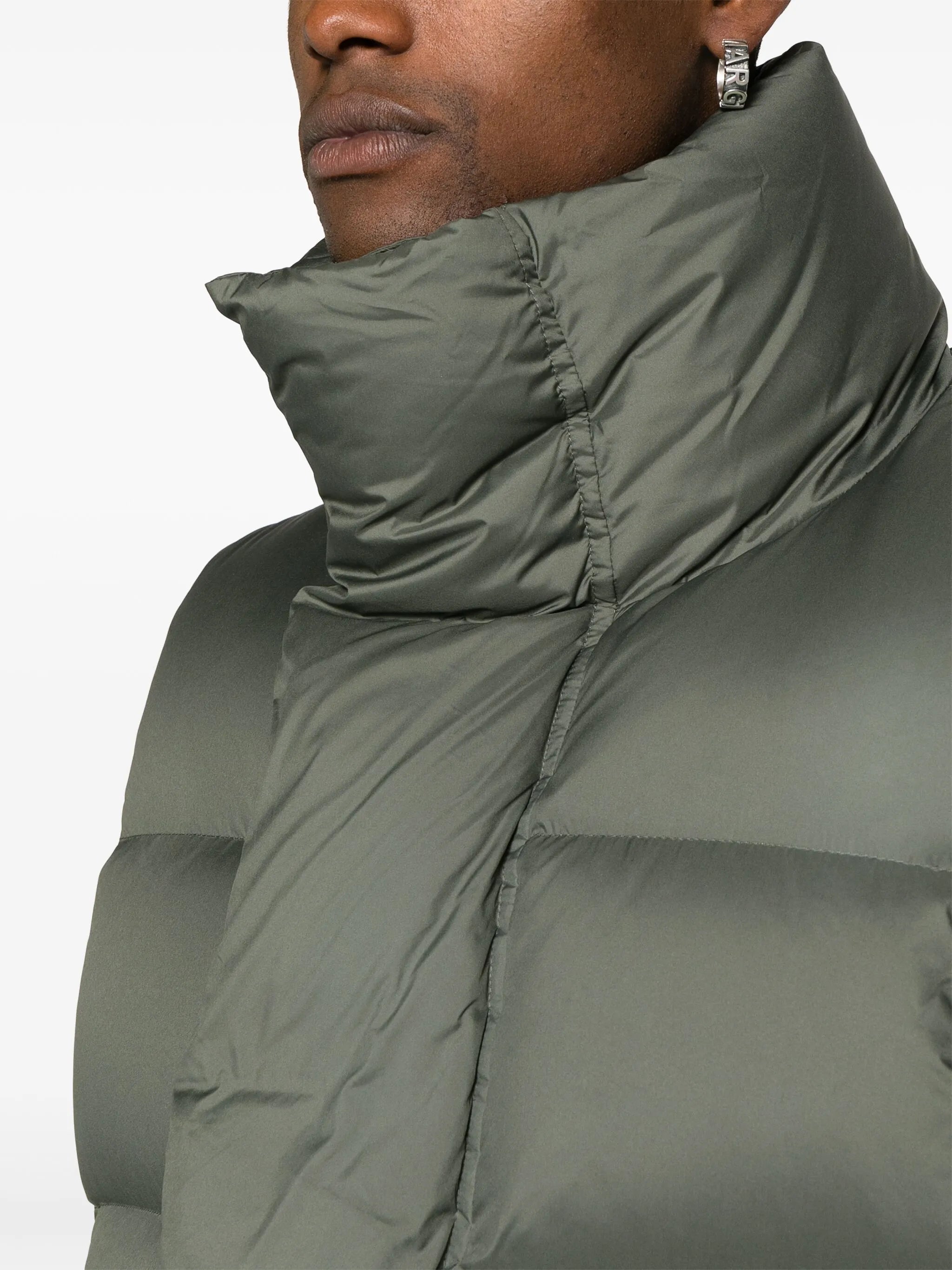 padded quilted down gilet