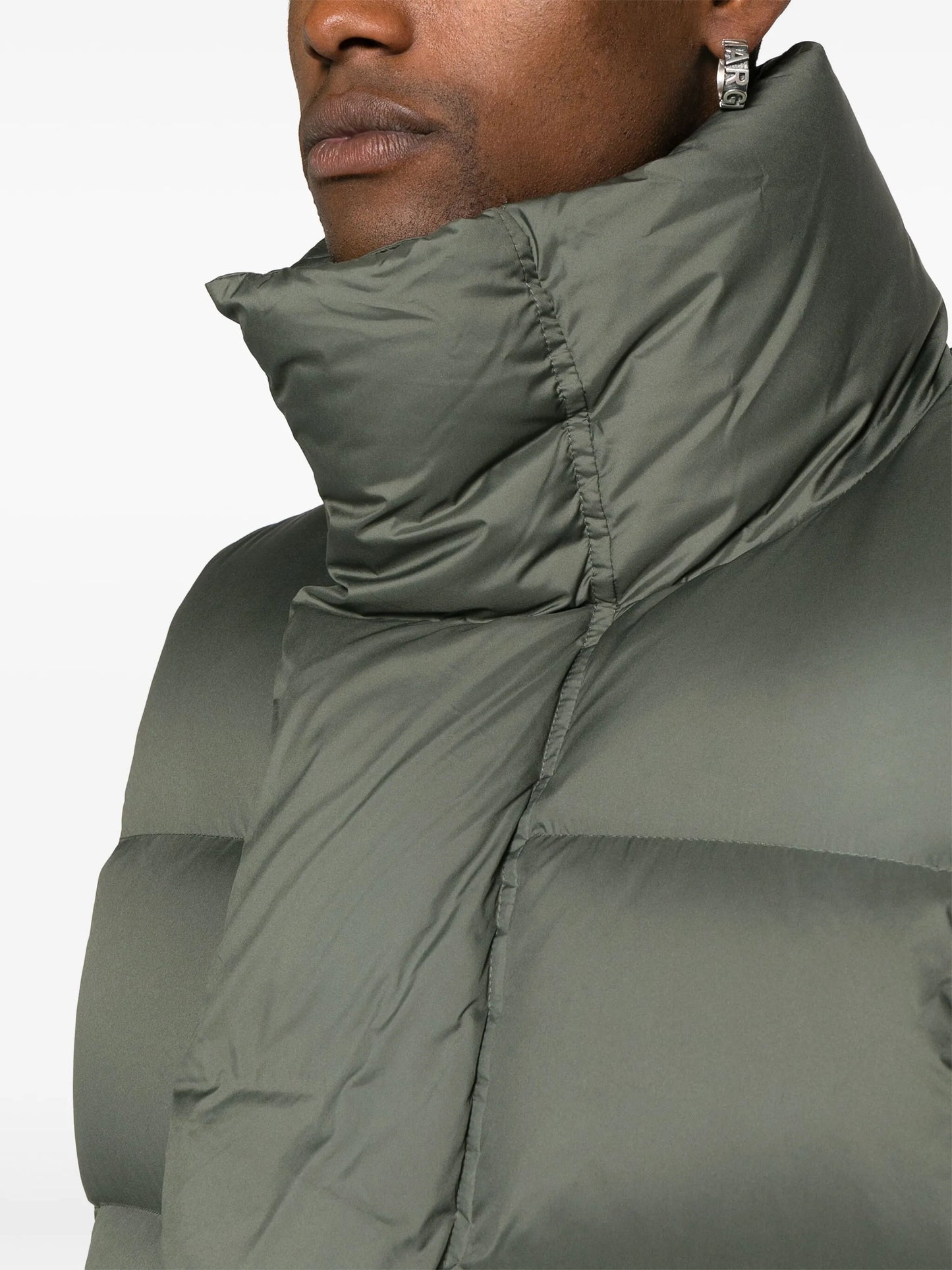 padded quilted down gilet
