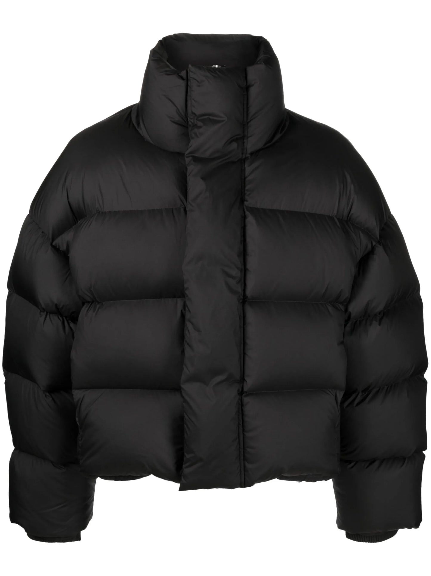 oversized quilted down coat
