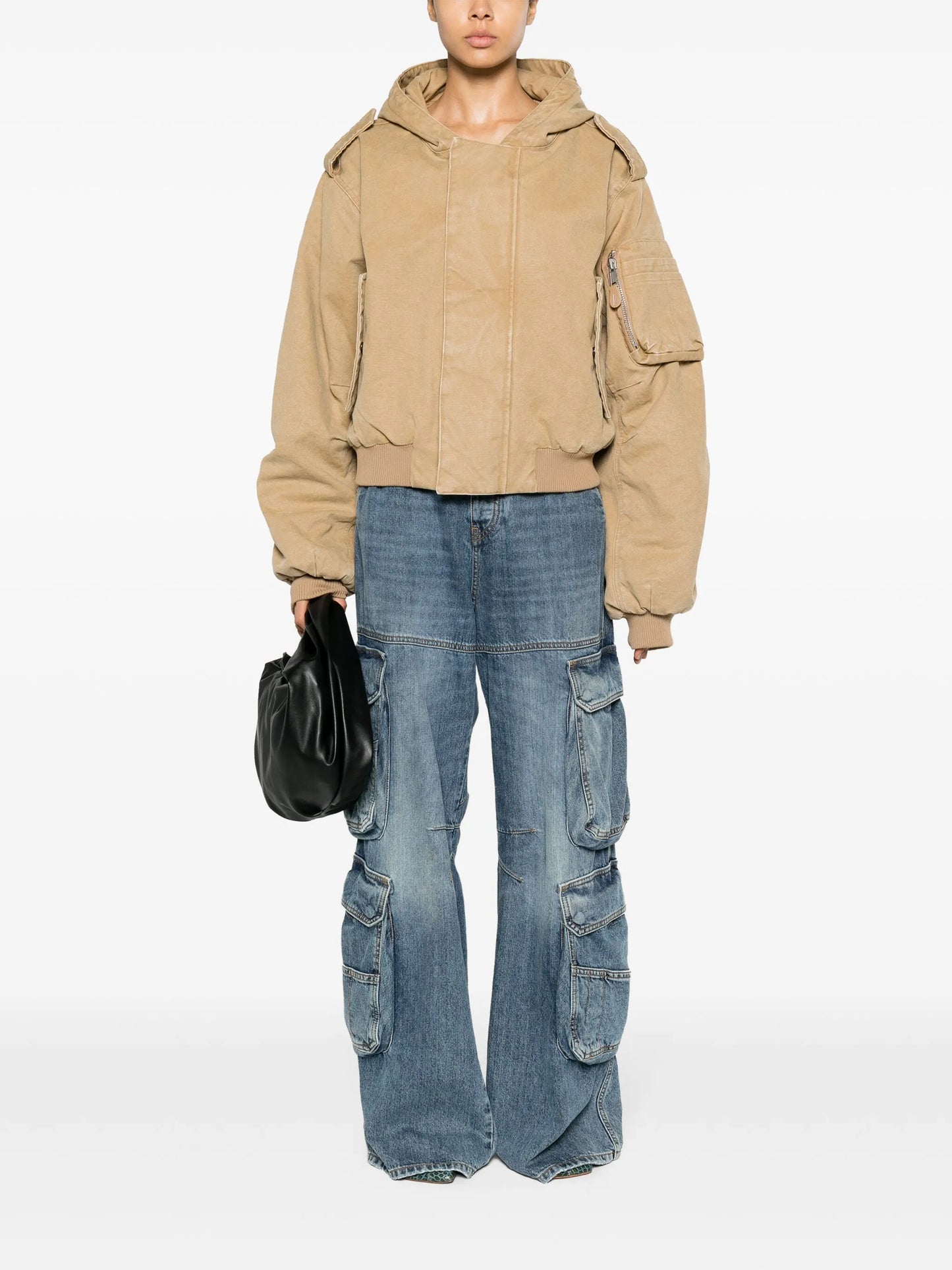 W2 canvas bomber jacket