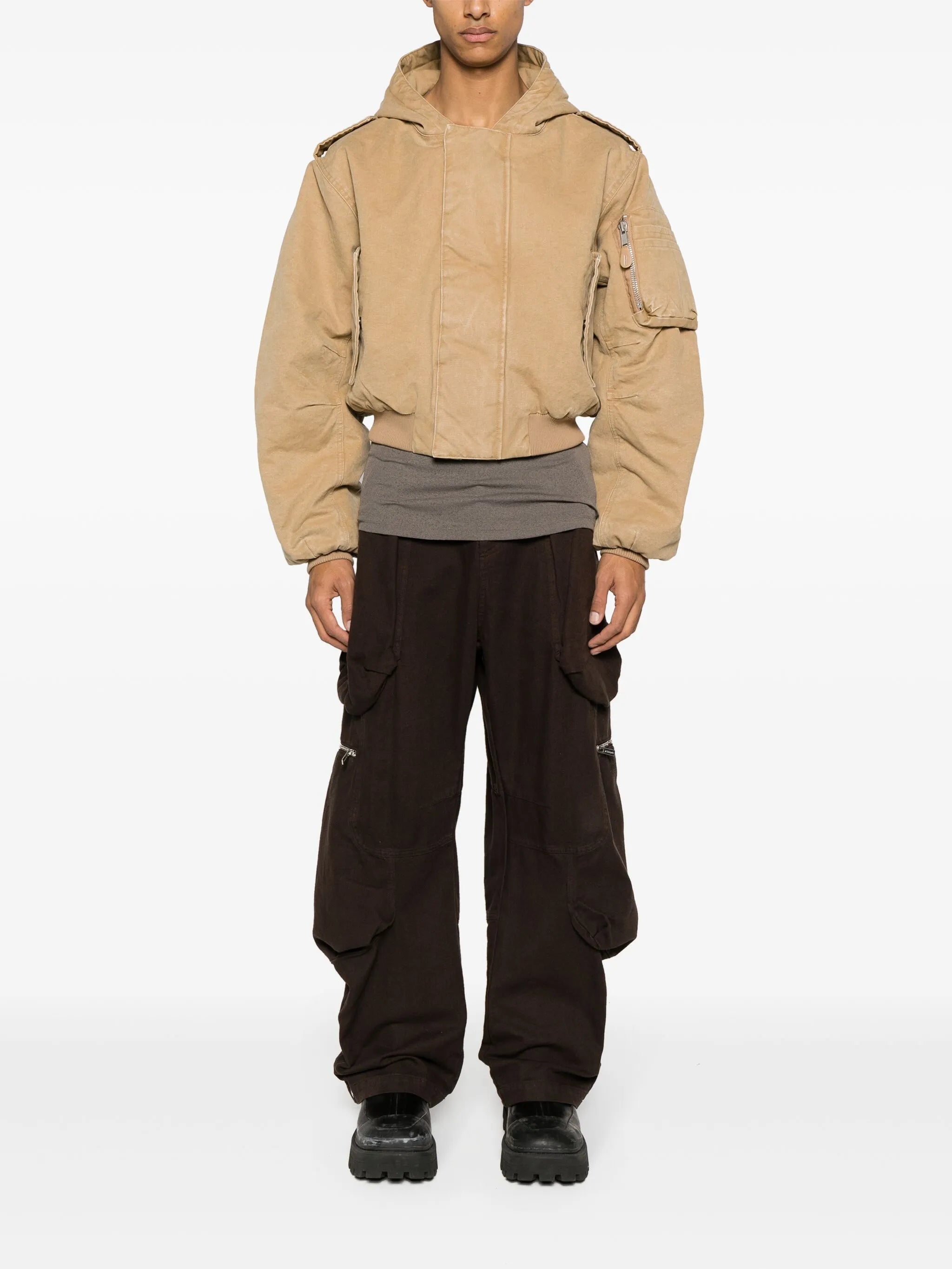 W2 canvas bomber jacket