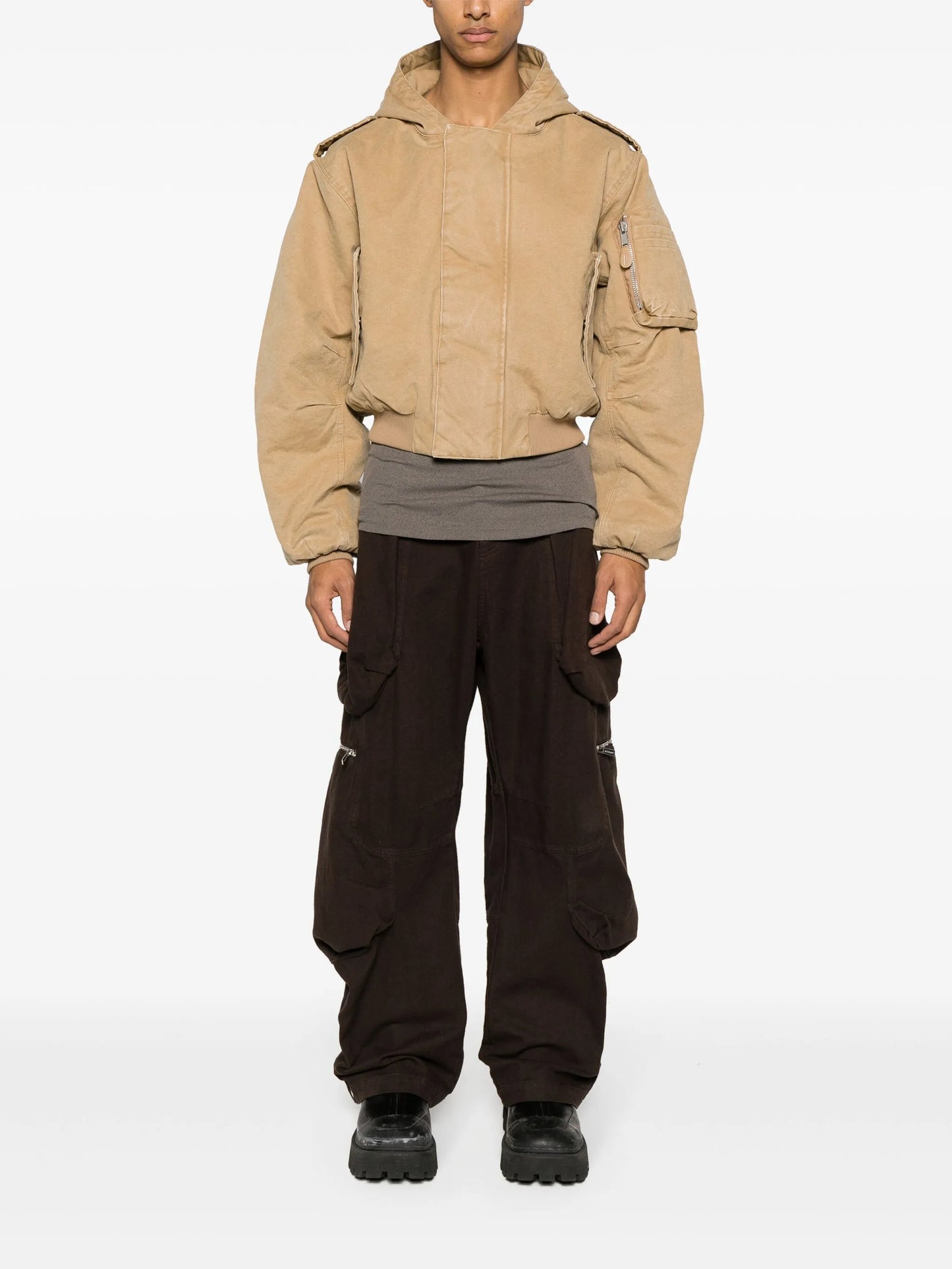 W2 canvas bomber jacket