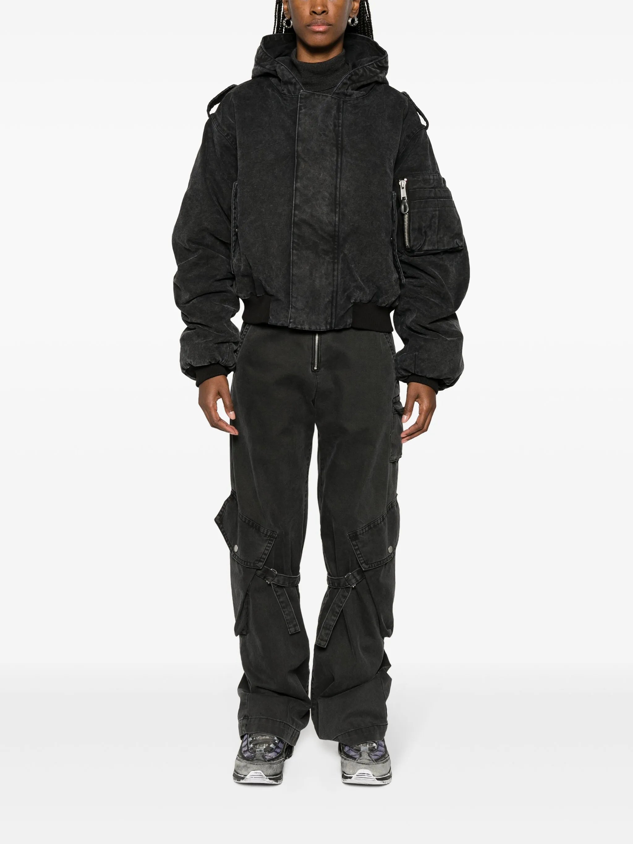 W2 canvas bomber jacket