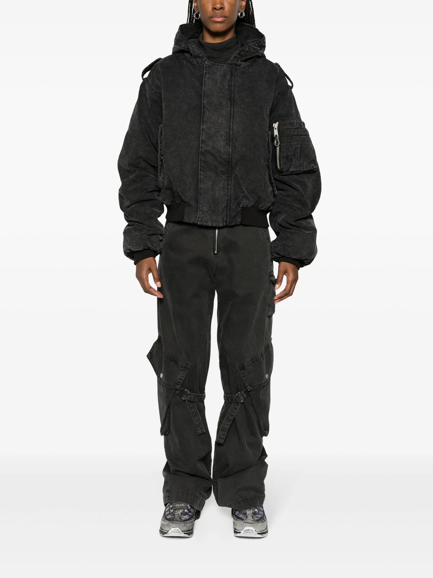 W2 canvas bomber jacket