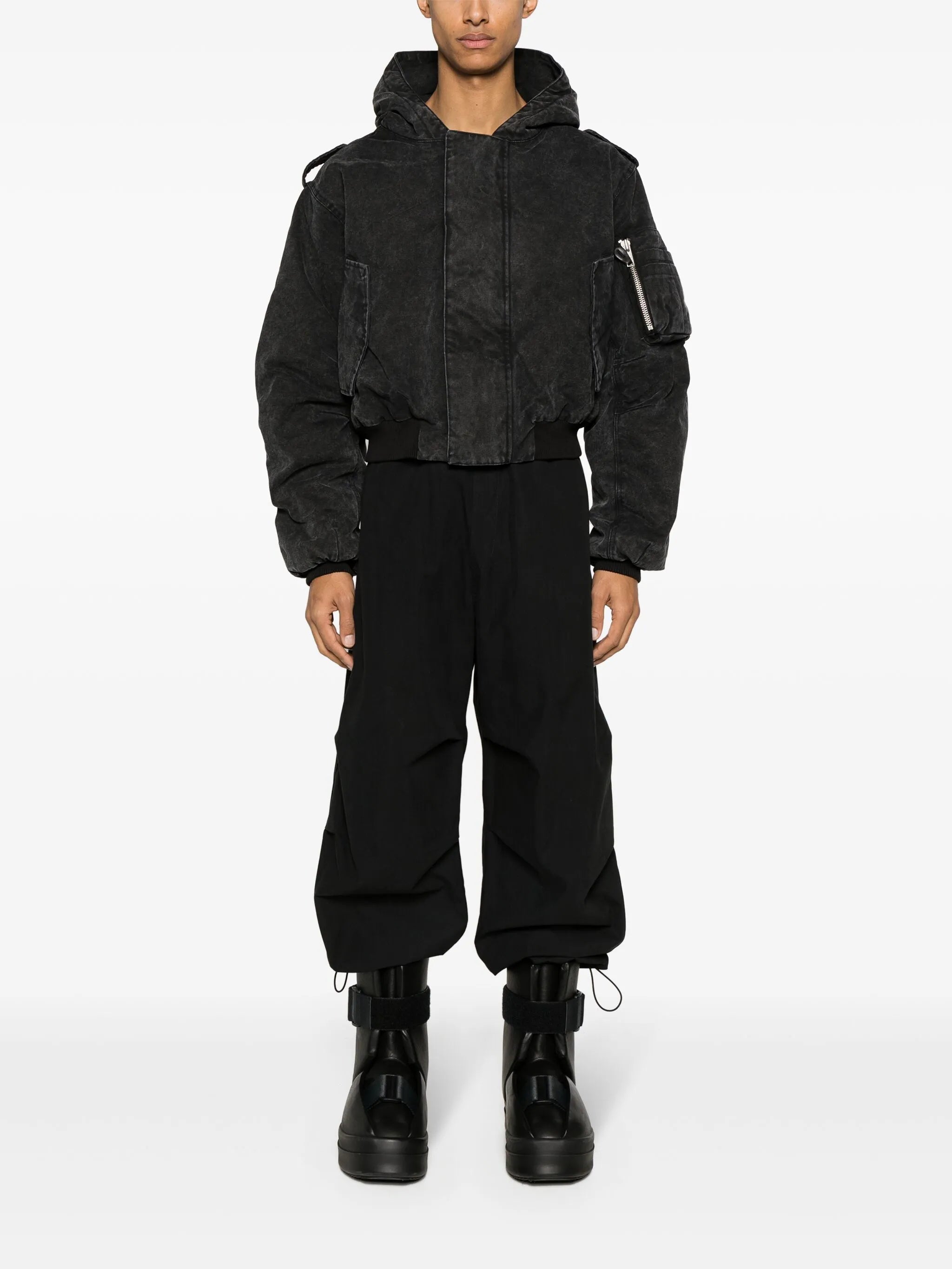 W2 canvas bomber jacket