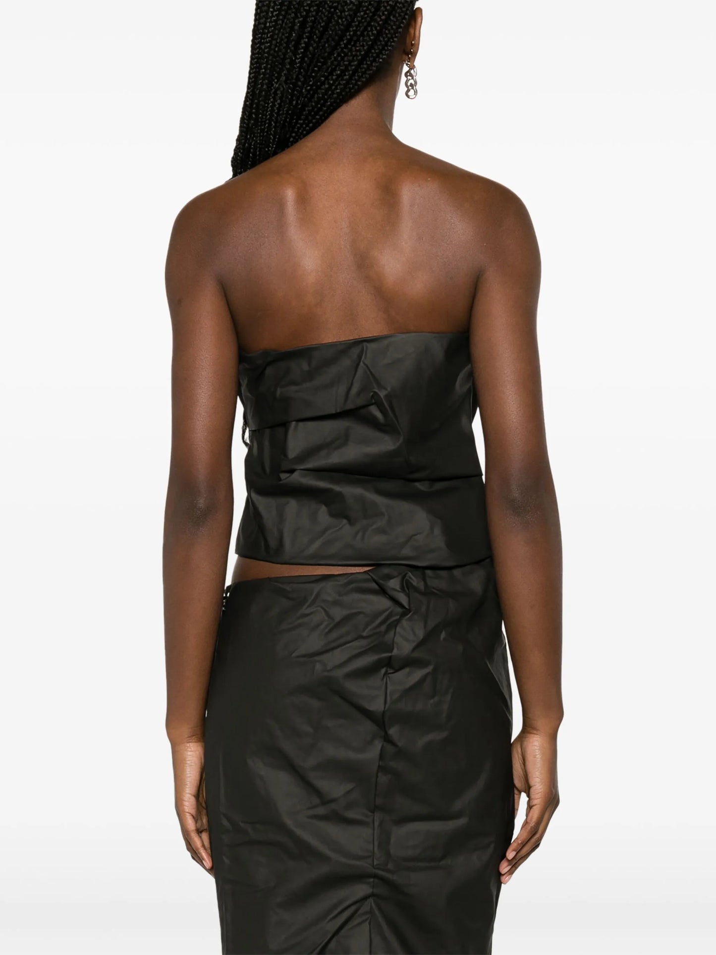 Crimped coated bodice