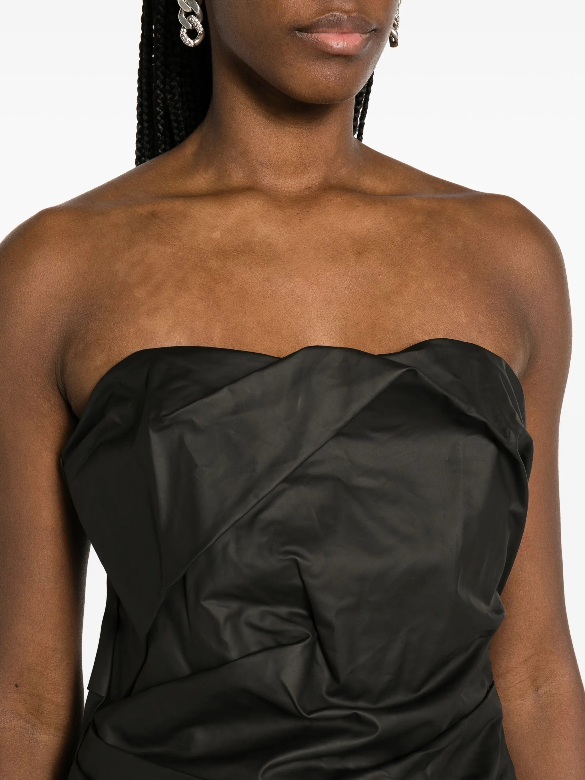 Crimped coated bodice