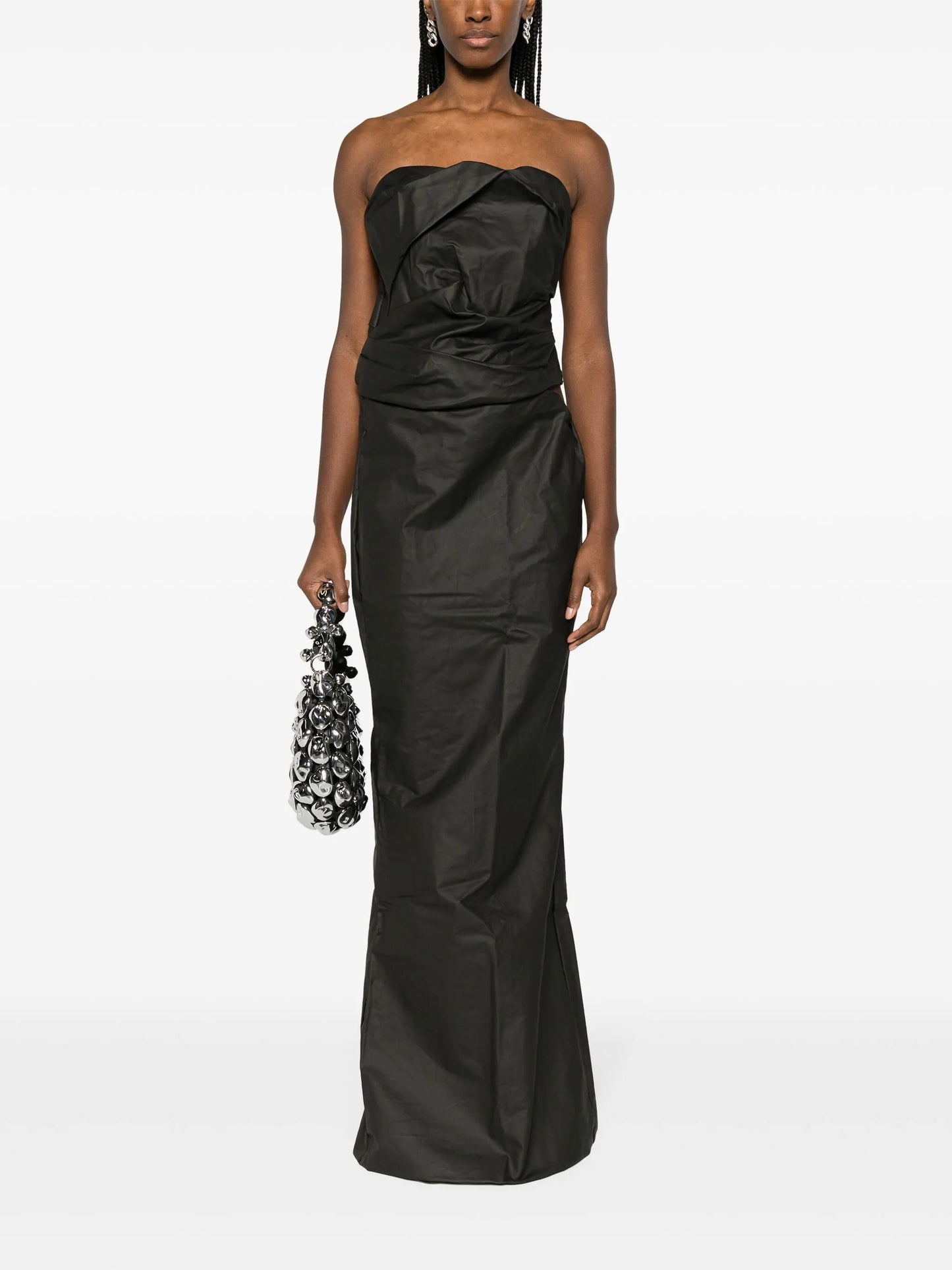 Kink coated maxi skirt