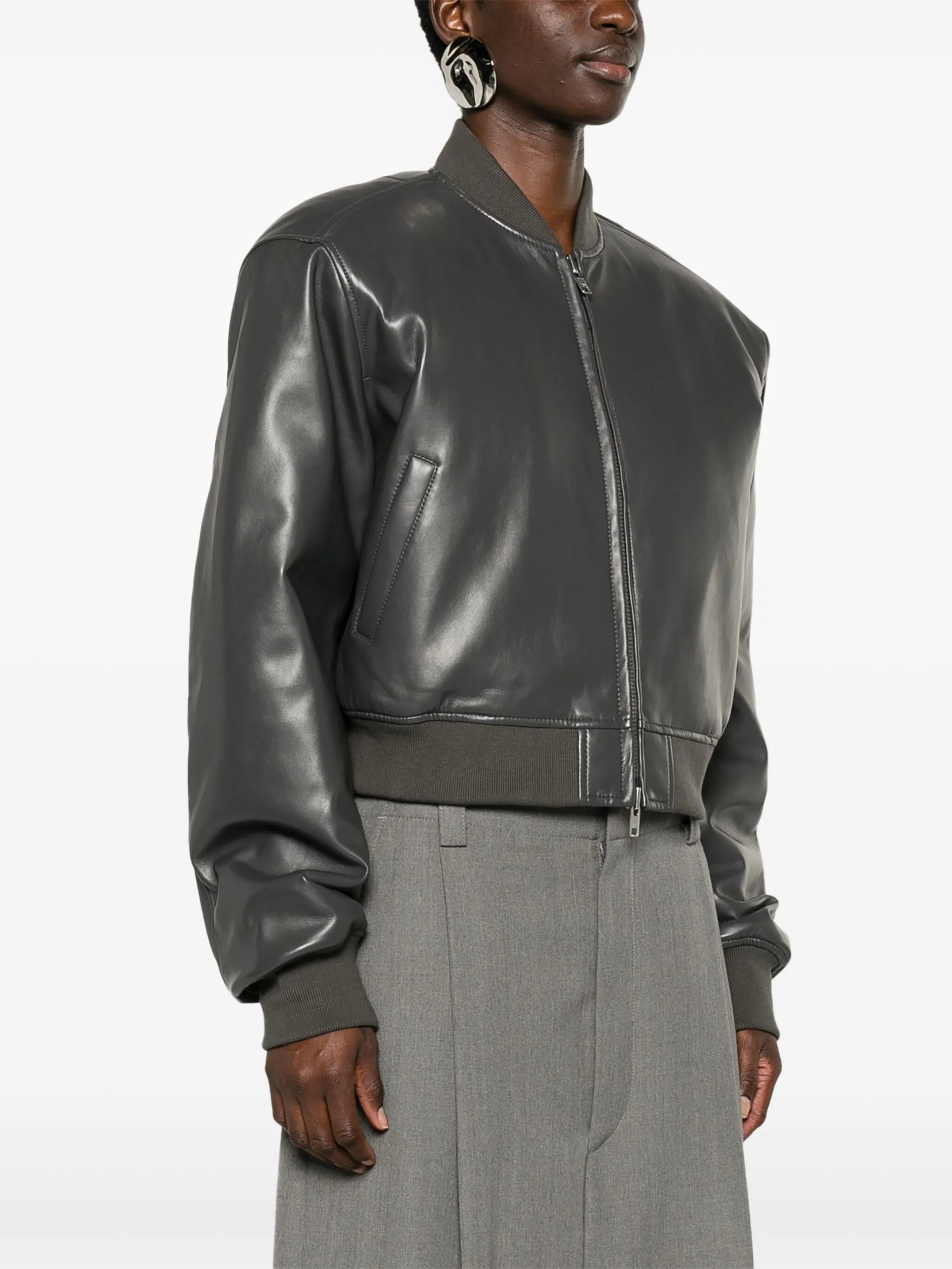 Micky cropped bomber jacket