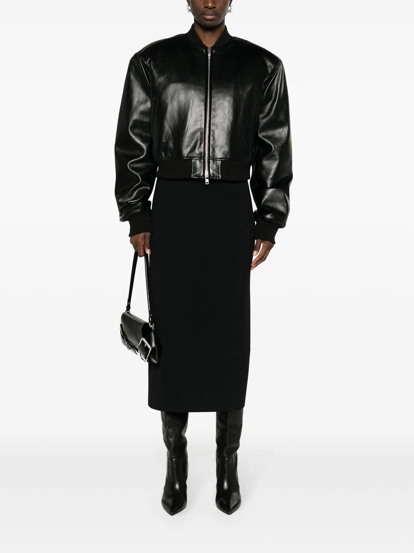 Micky cropped bomber jacket