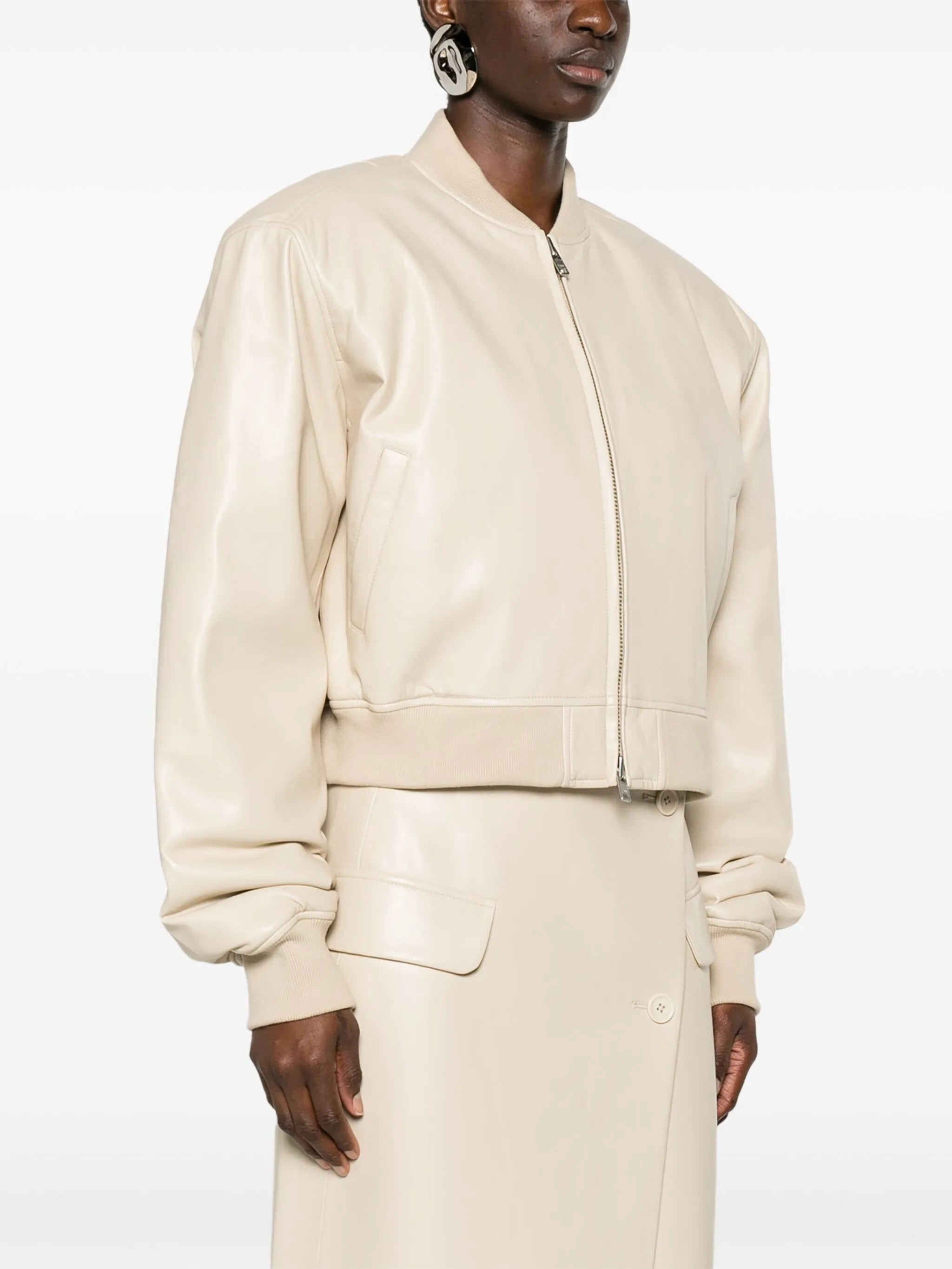 Micky cropped bomber jacket
