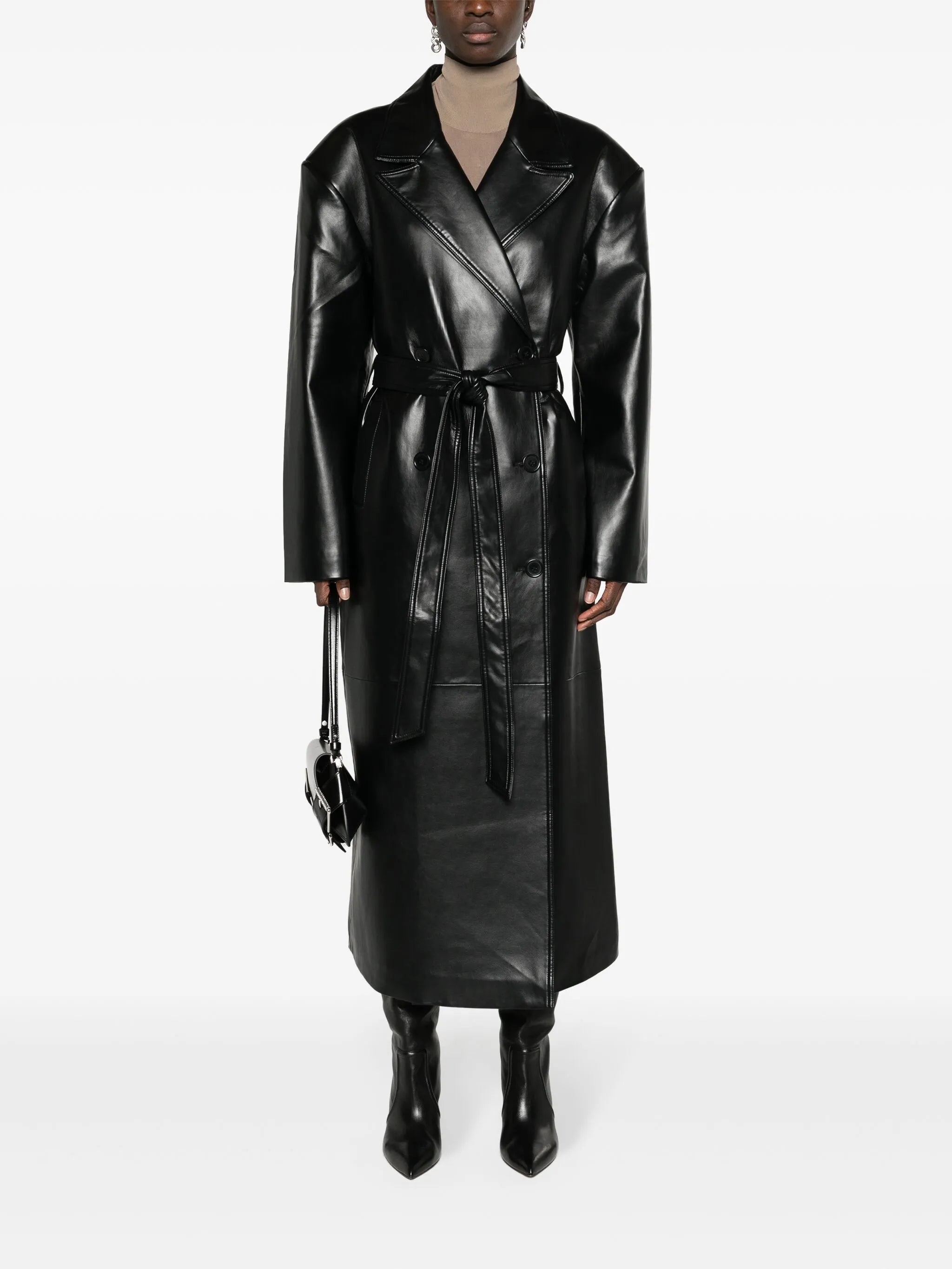 Tina double-breasted trench coat