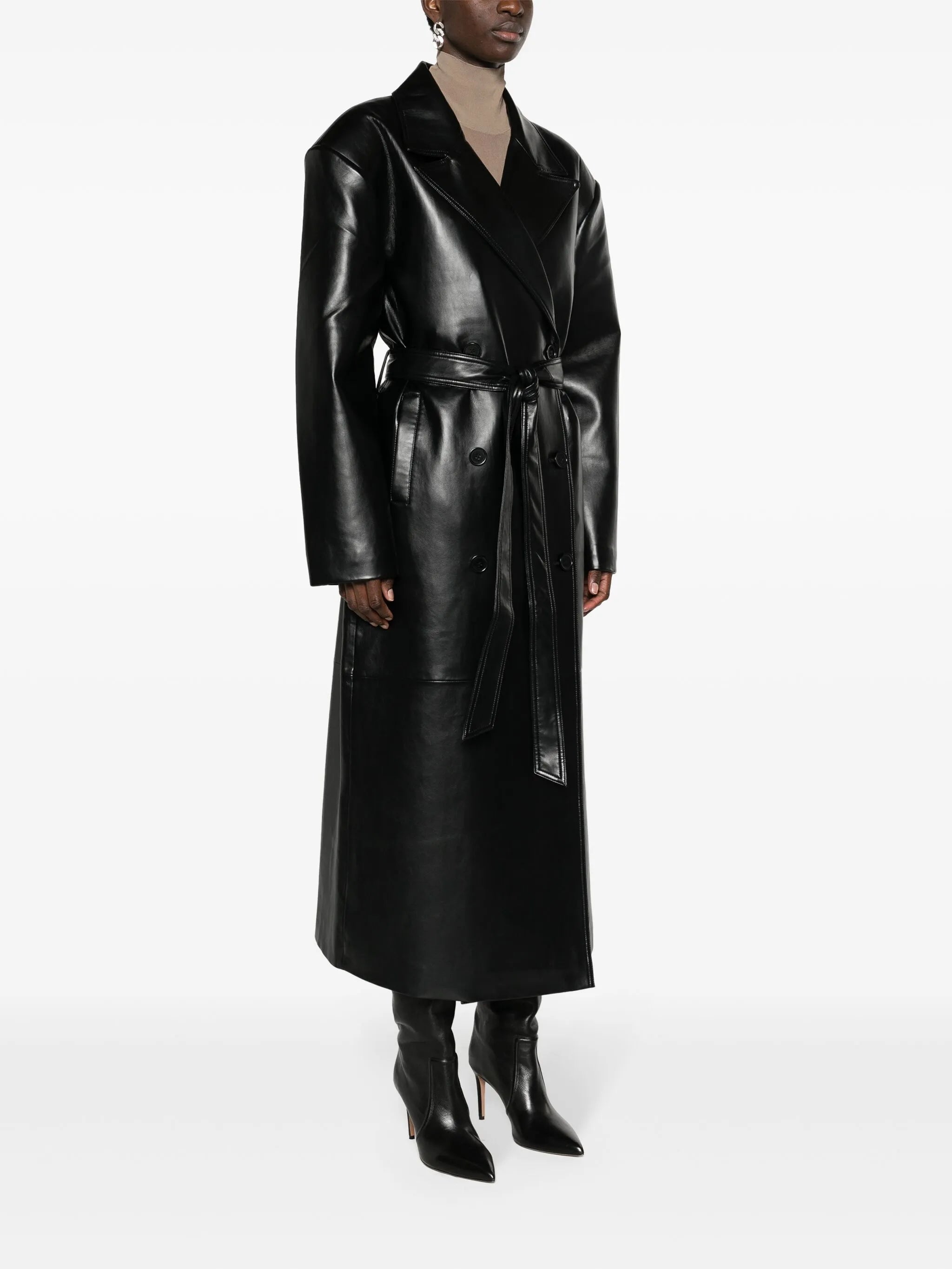 Tina double-breasted trench coat