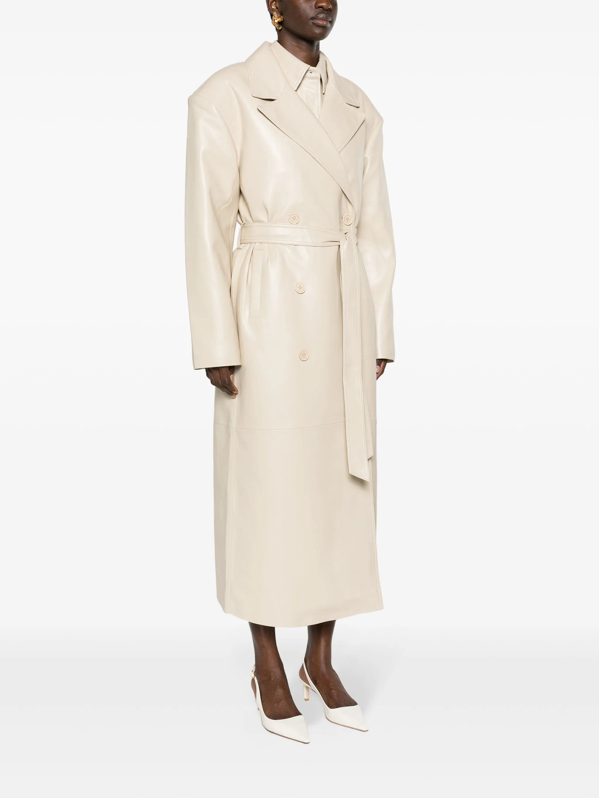 Tina double-breasted trench coat