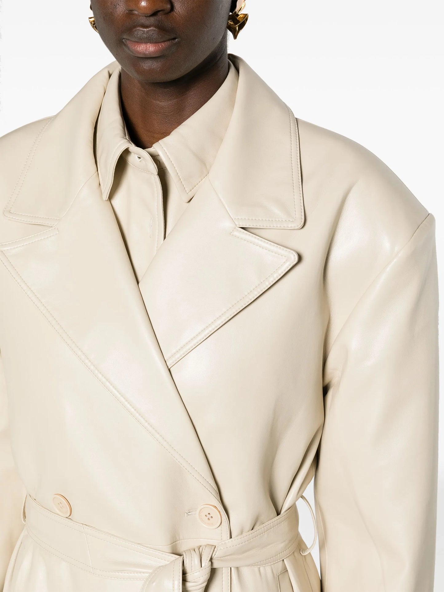 Tina double-breasted trench coat
