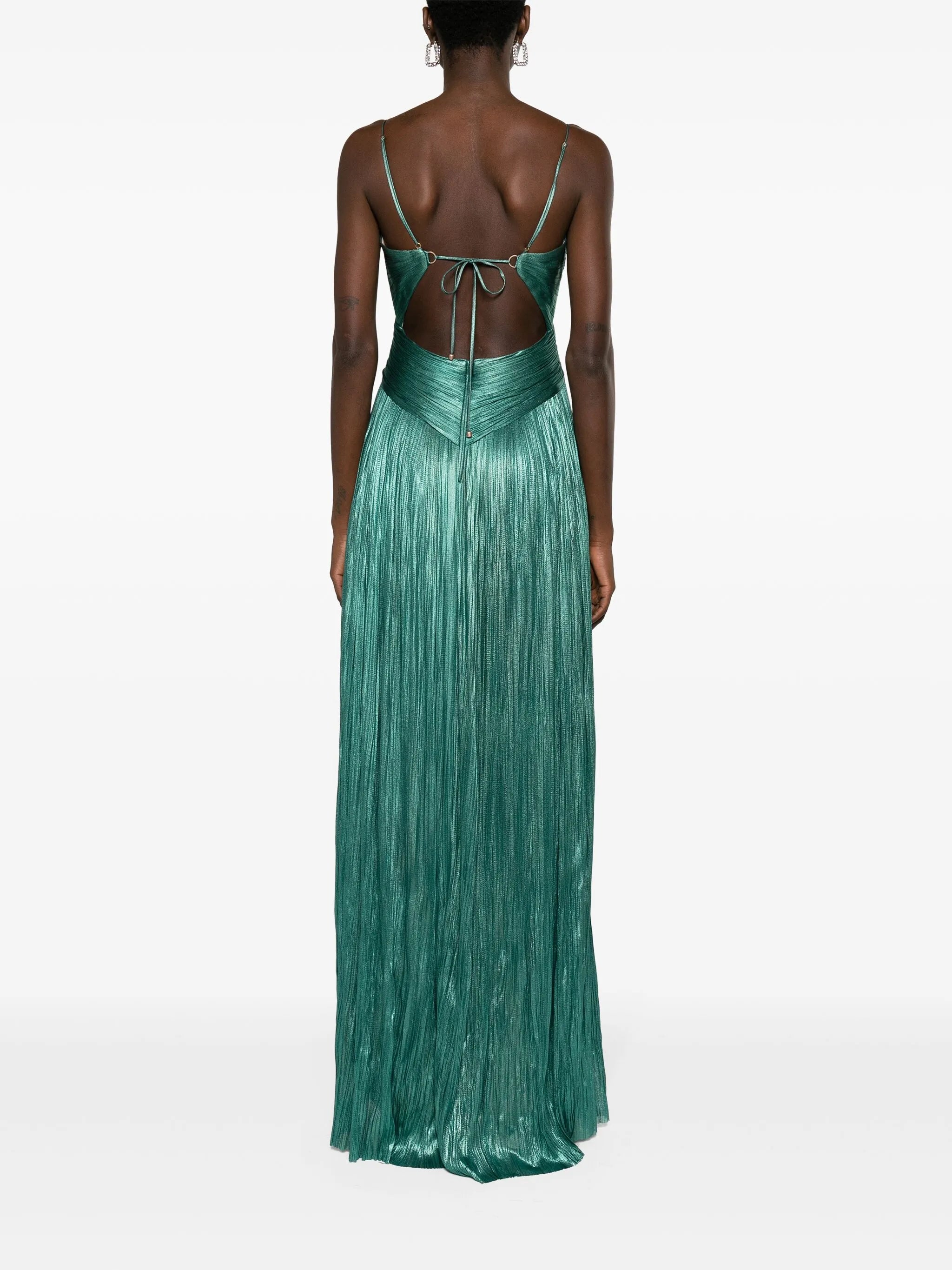 Rovena pleated gown