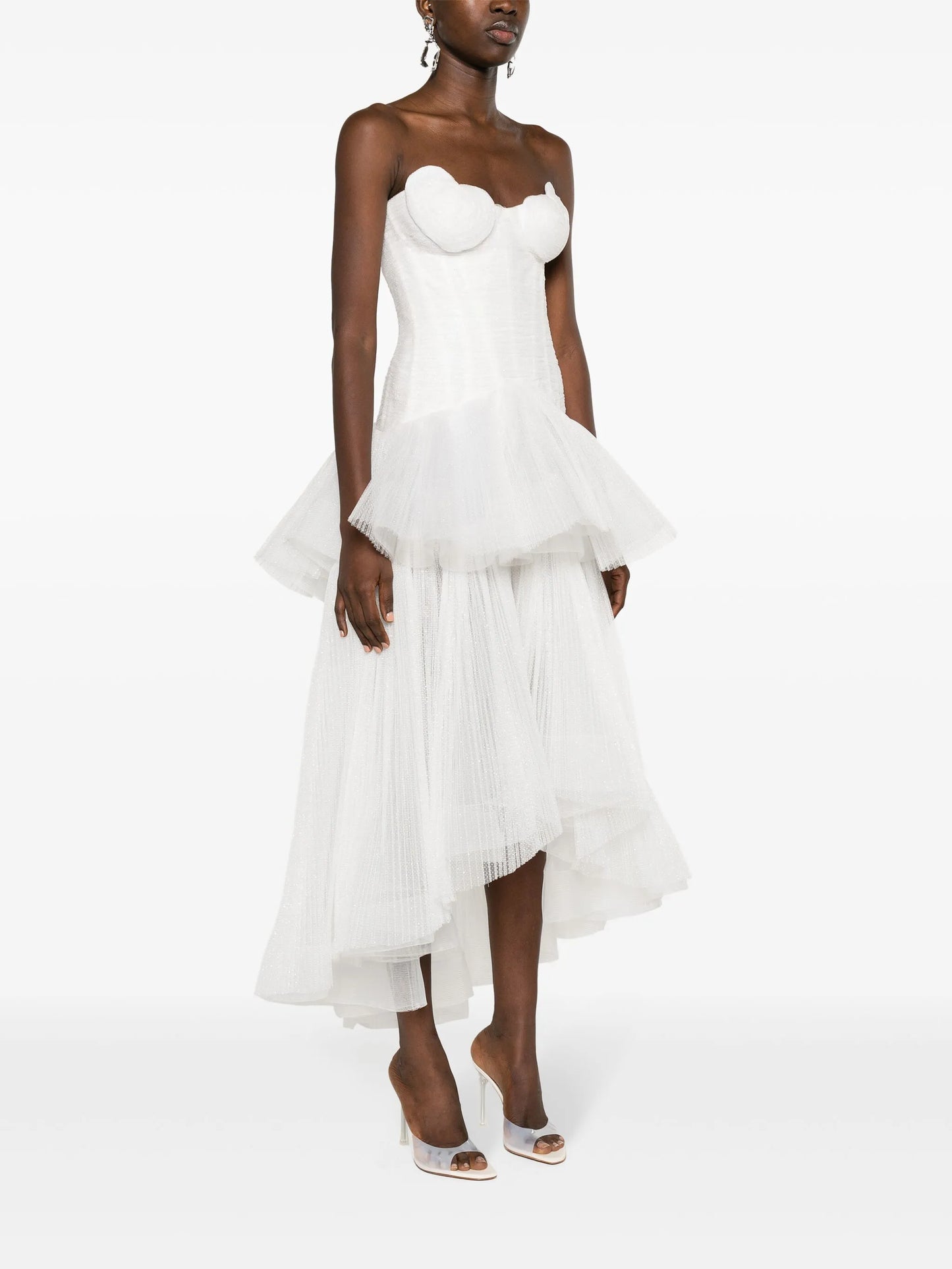 Gioconda tiered gown