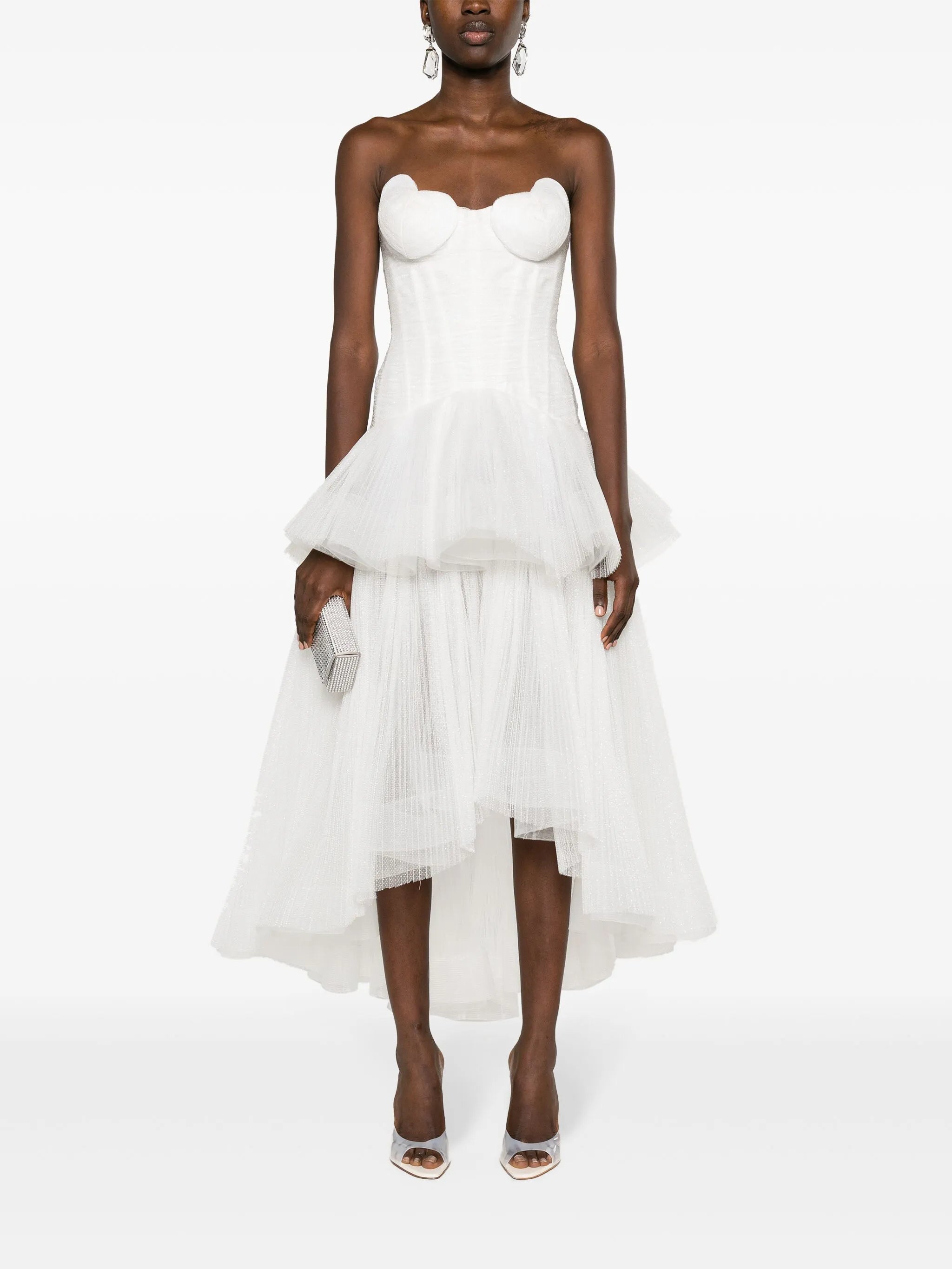 Gioconda tiered gown