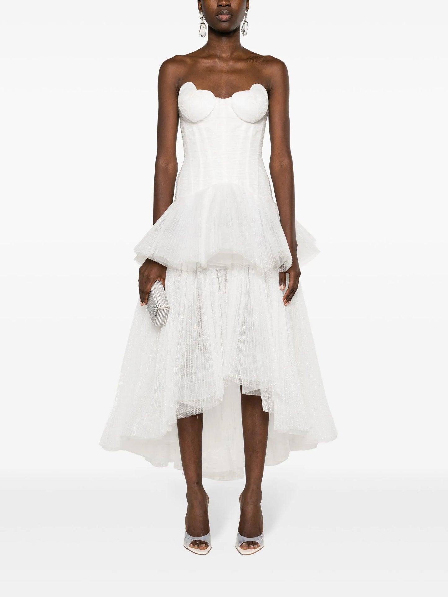 Gioconda tiered gown