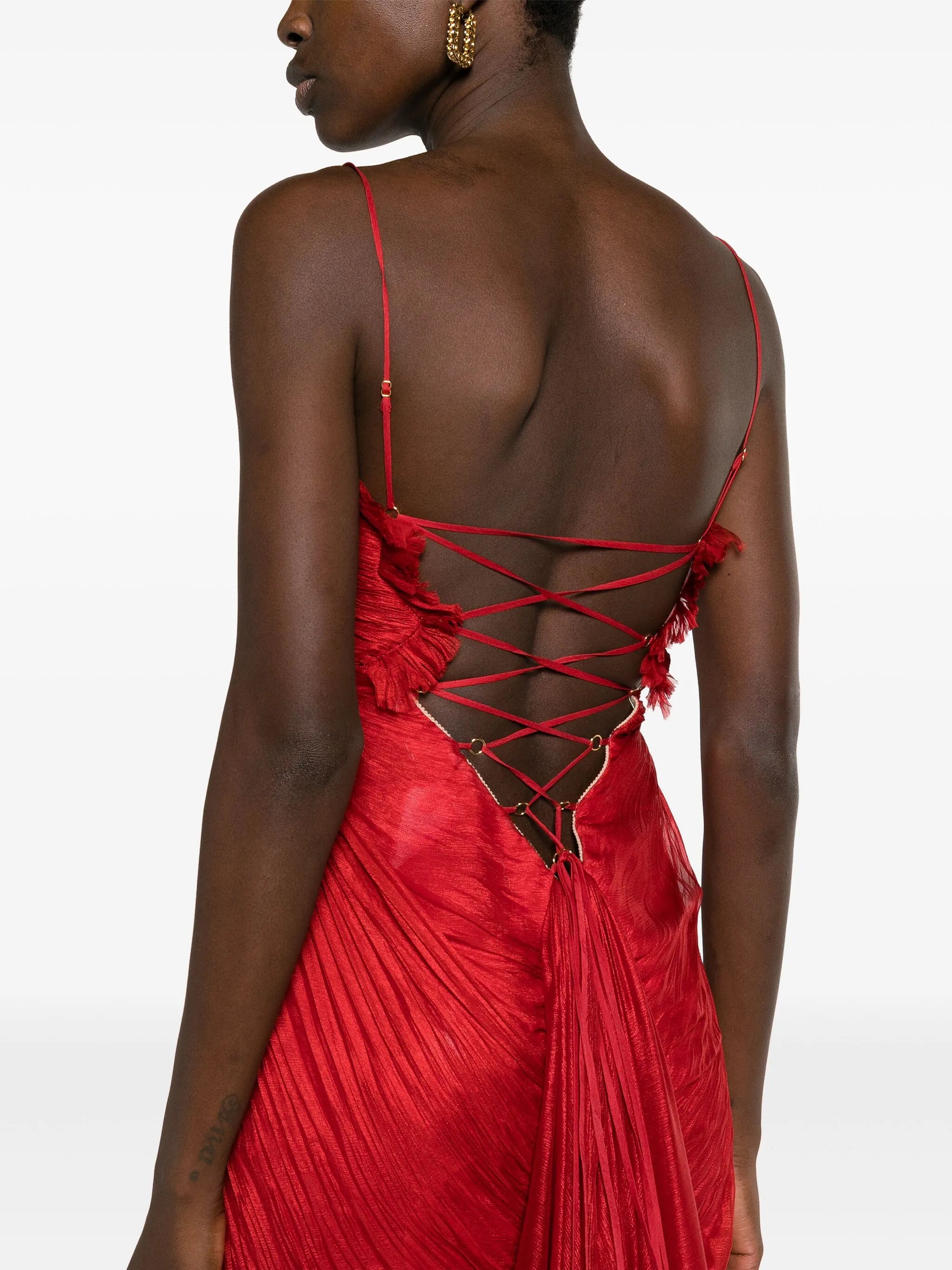 Victoria silk maxi dress
