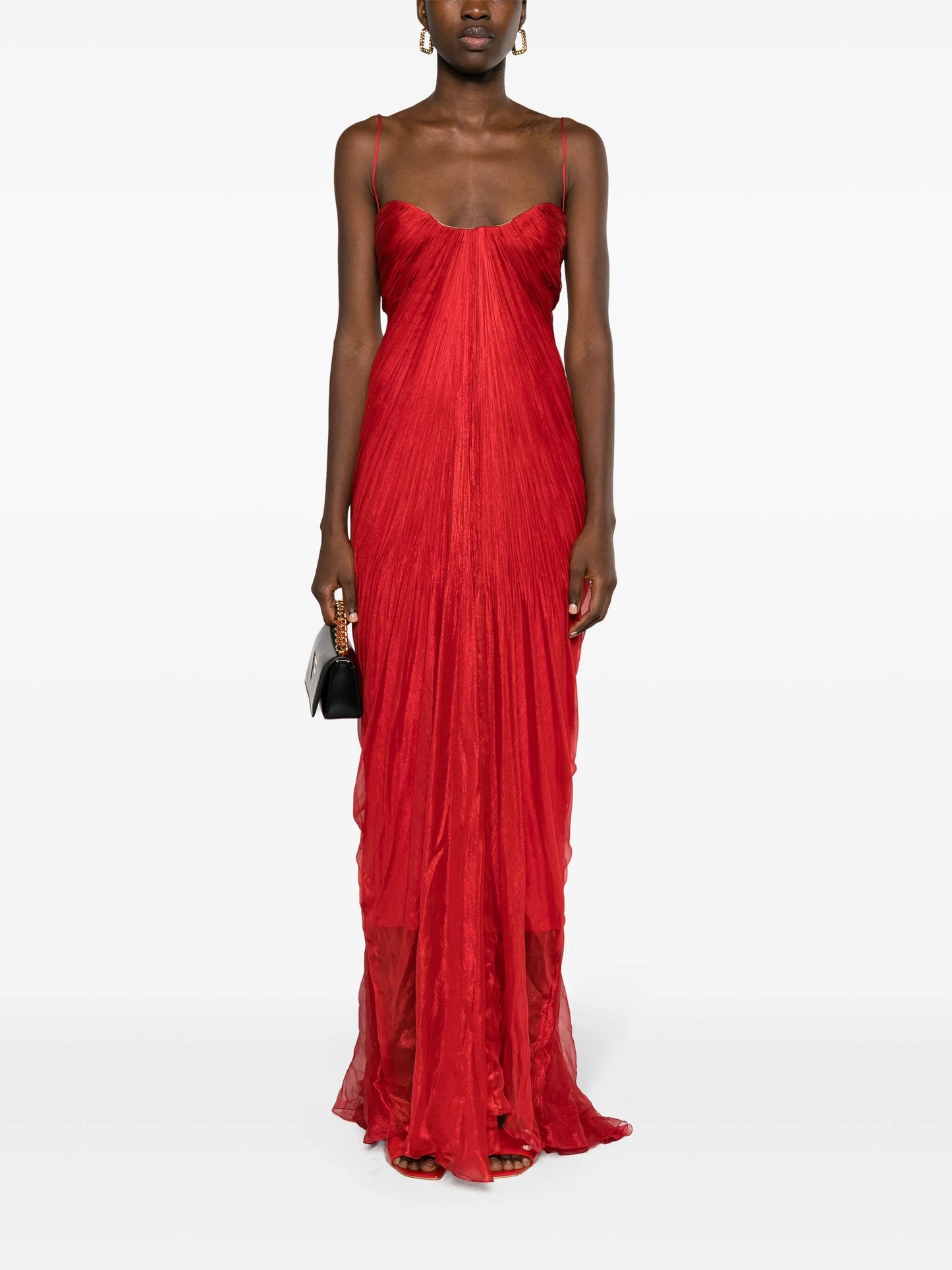 Victoria silk maxi dress
