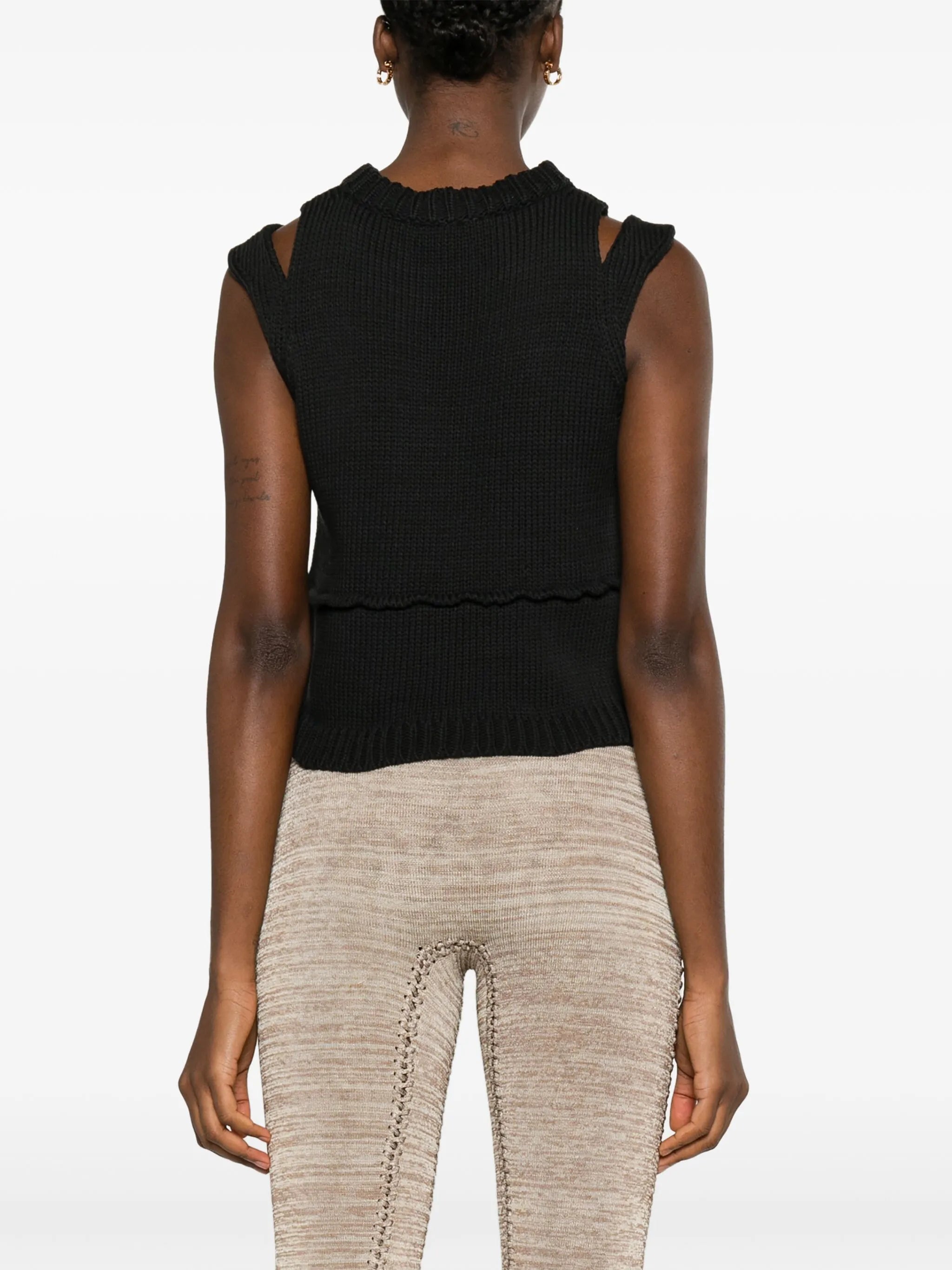 Steph cut-out crop top