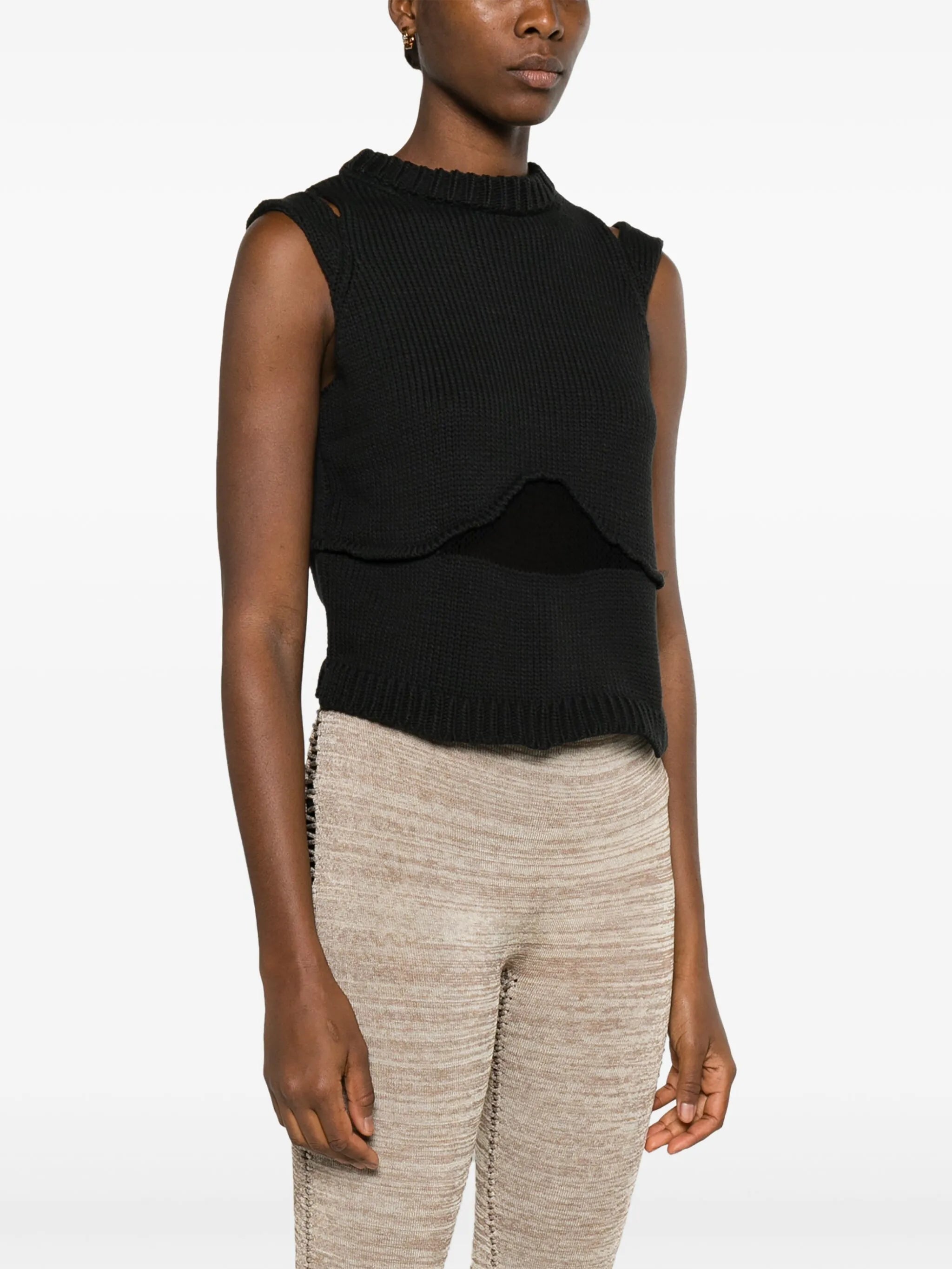Steph cut-out crop top