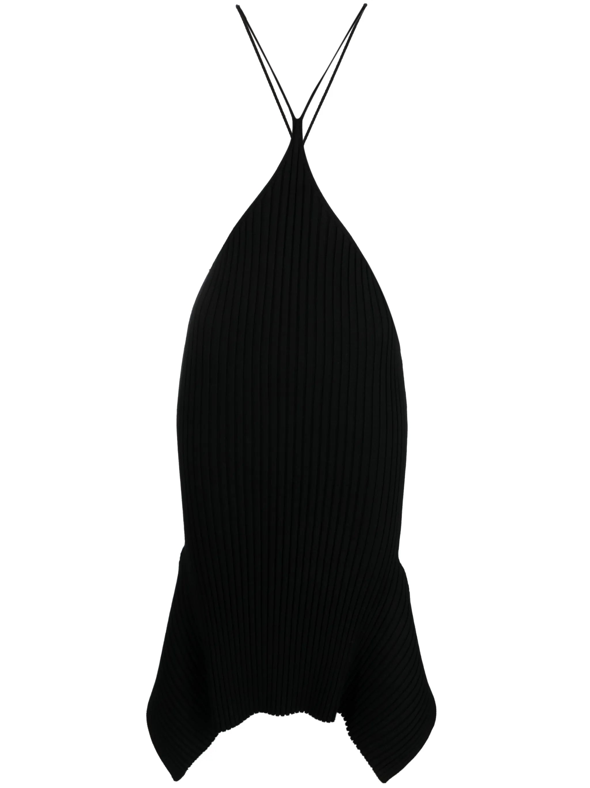 Shala ribbed midi skirt