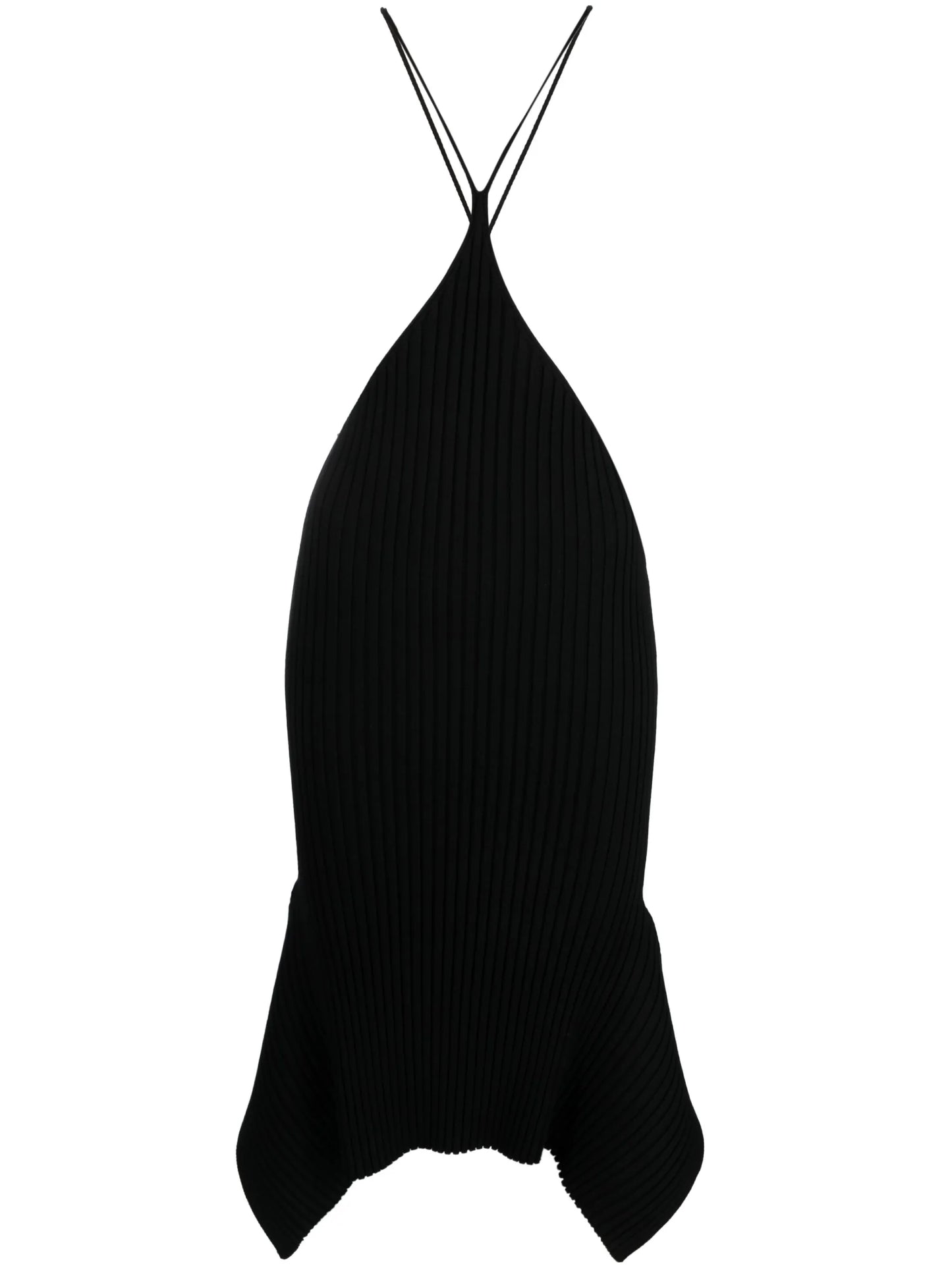 Shala ribbed midi skirt