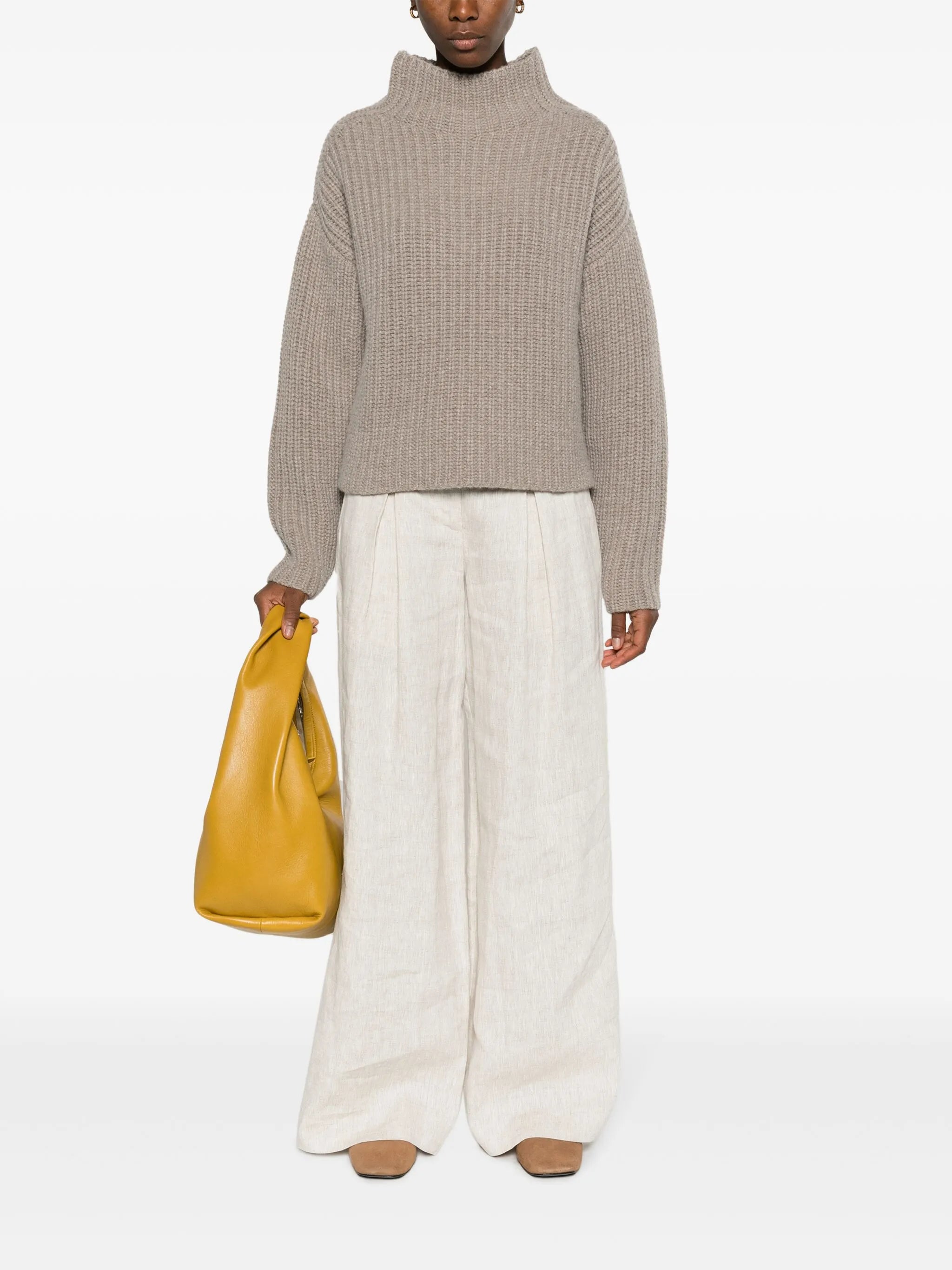 Isabella merino wool-blend jumper