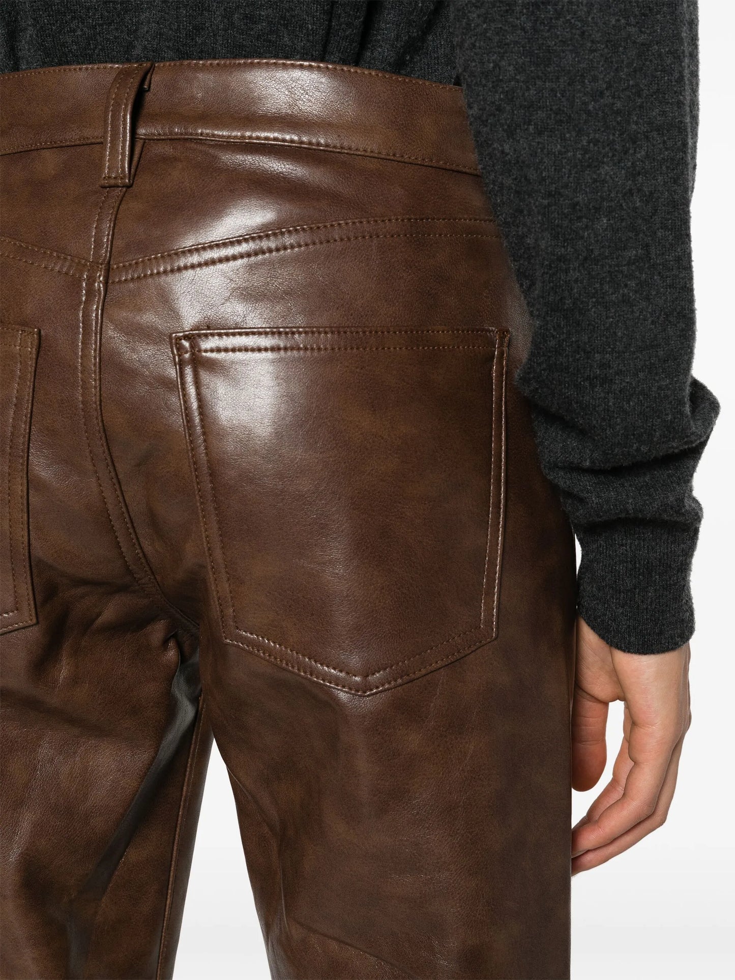 Sloane stretch-leather trousers
