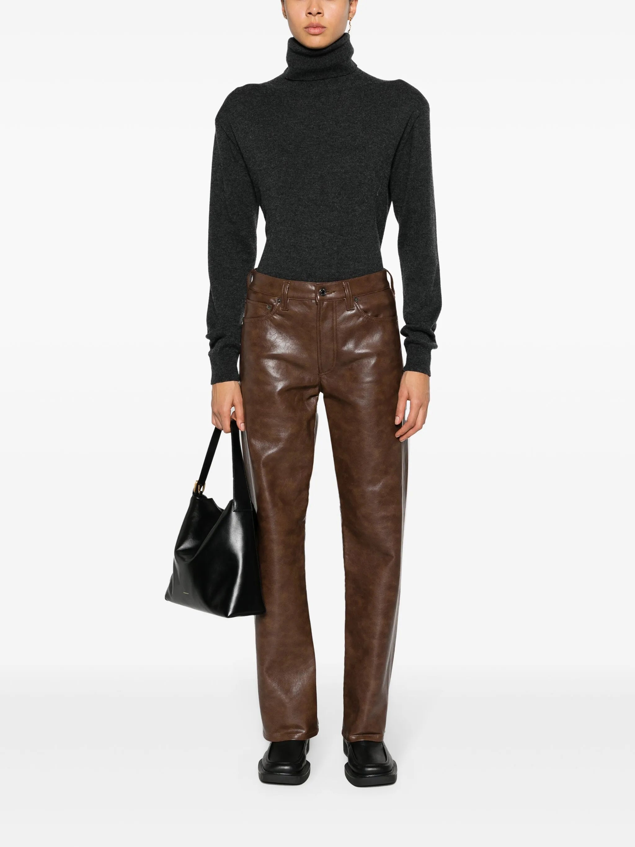 Sloane stretch-leather trousers