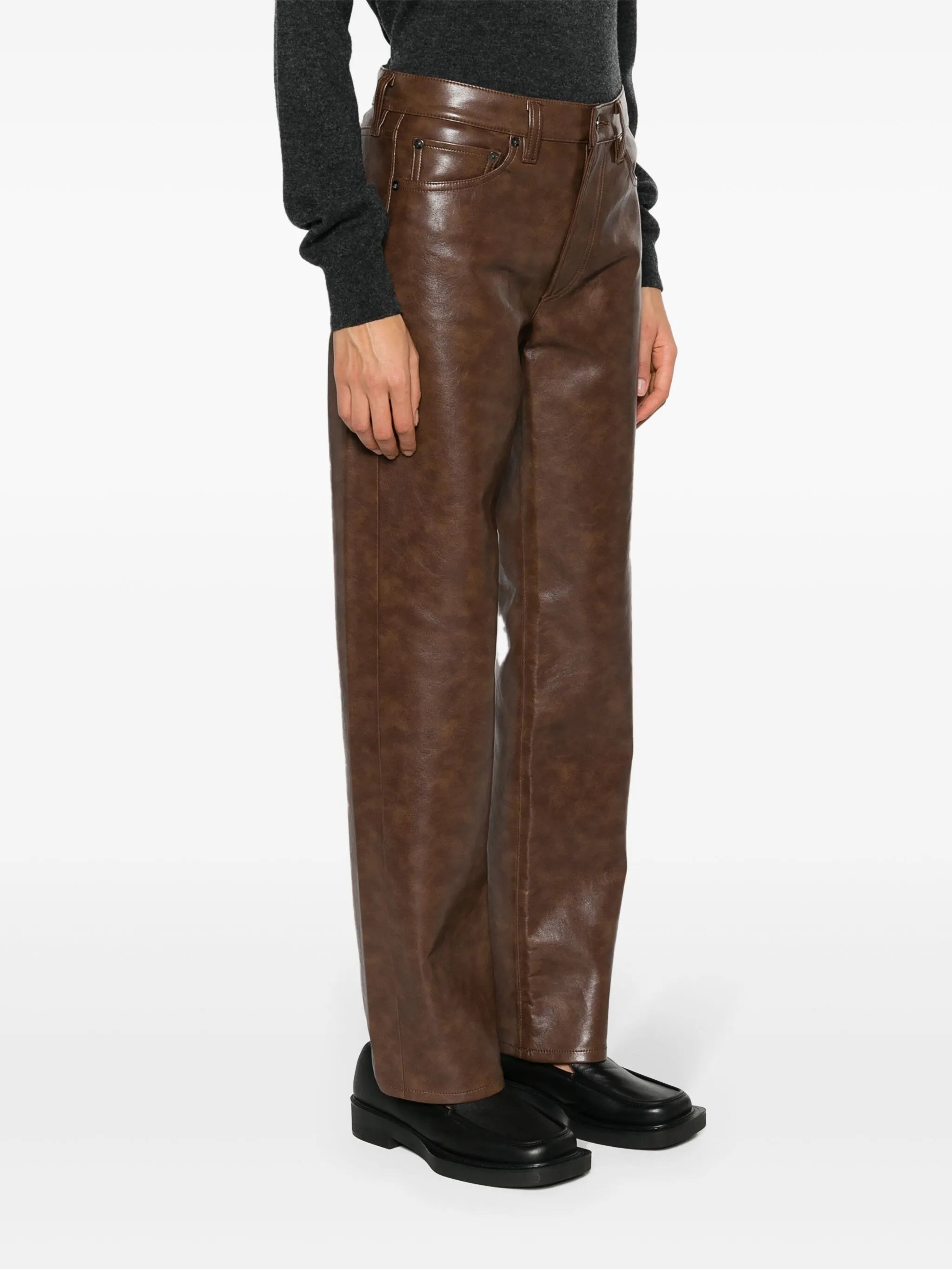 Sloane stretch-leather trousers
