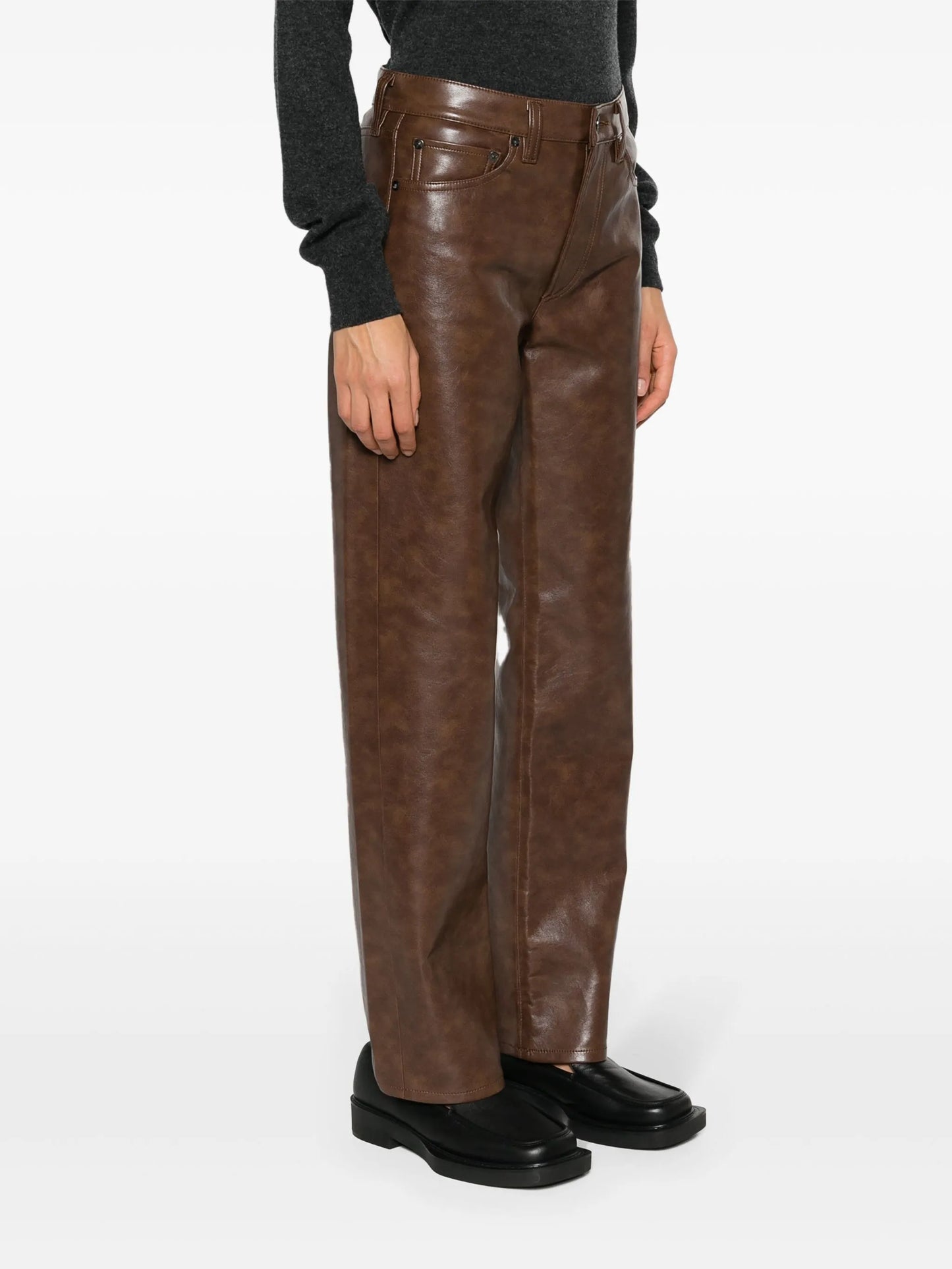 Sloane stretch-leather trousers