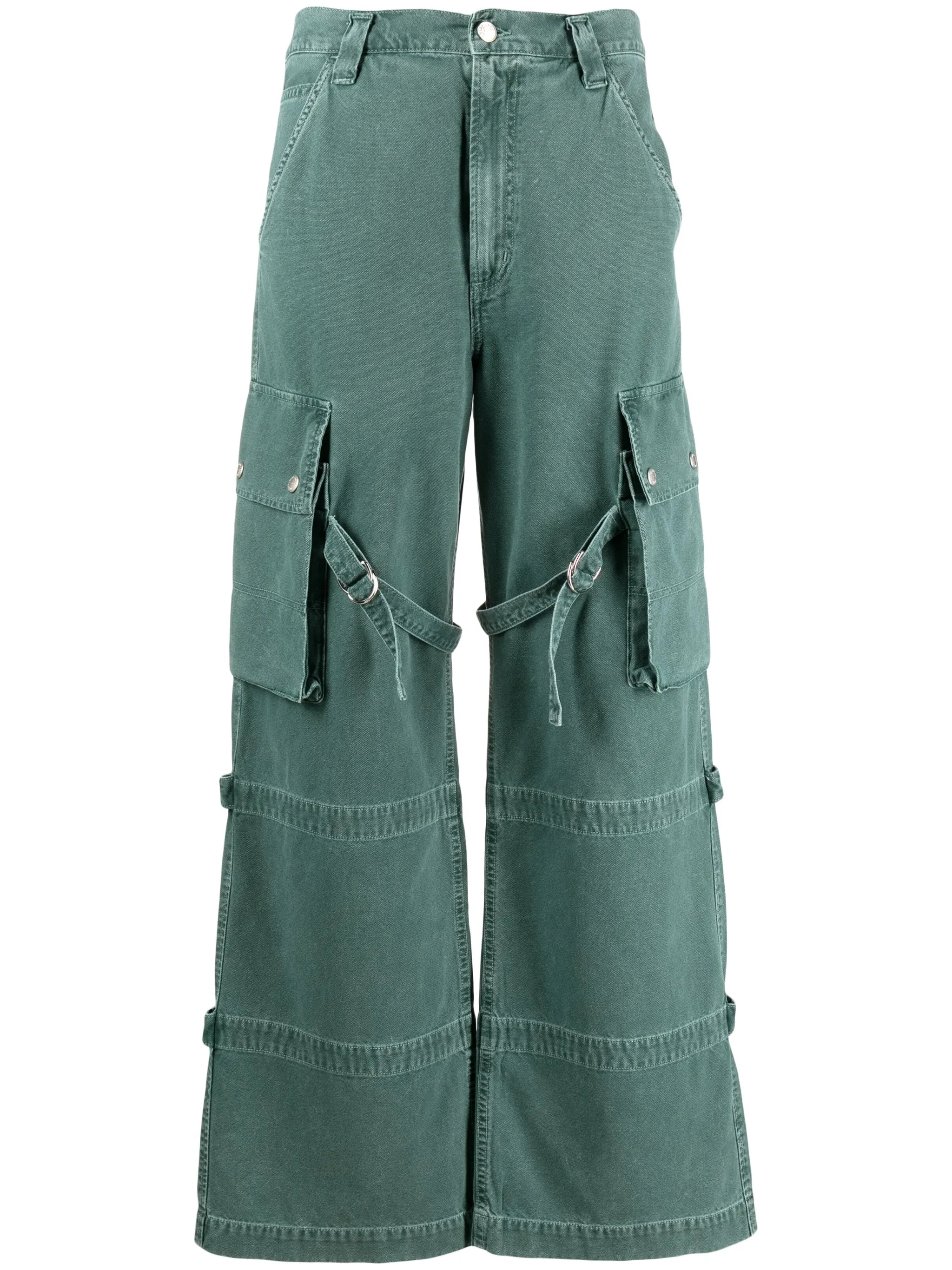 Vivian wide-leg cargo jeans